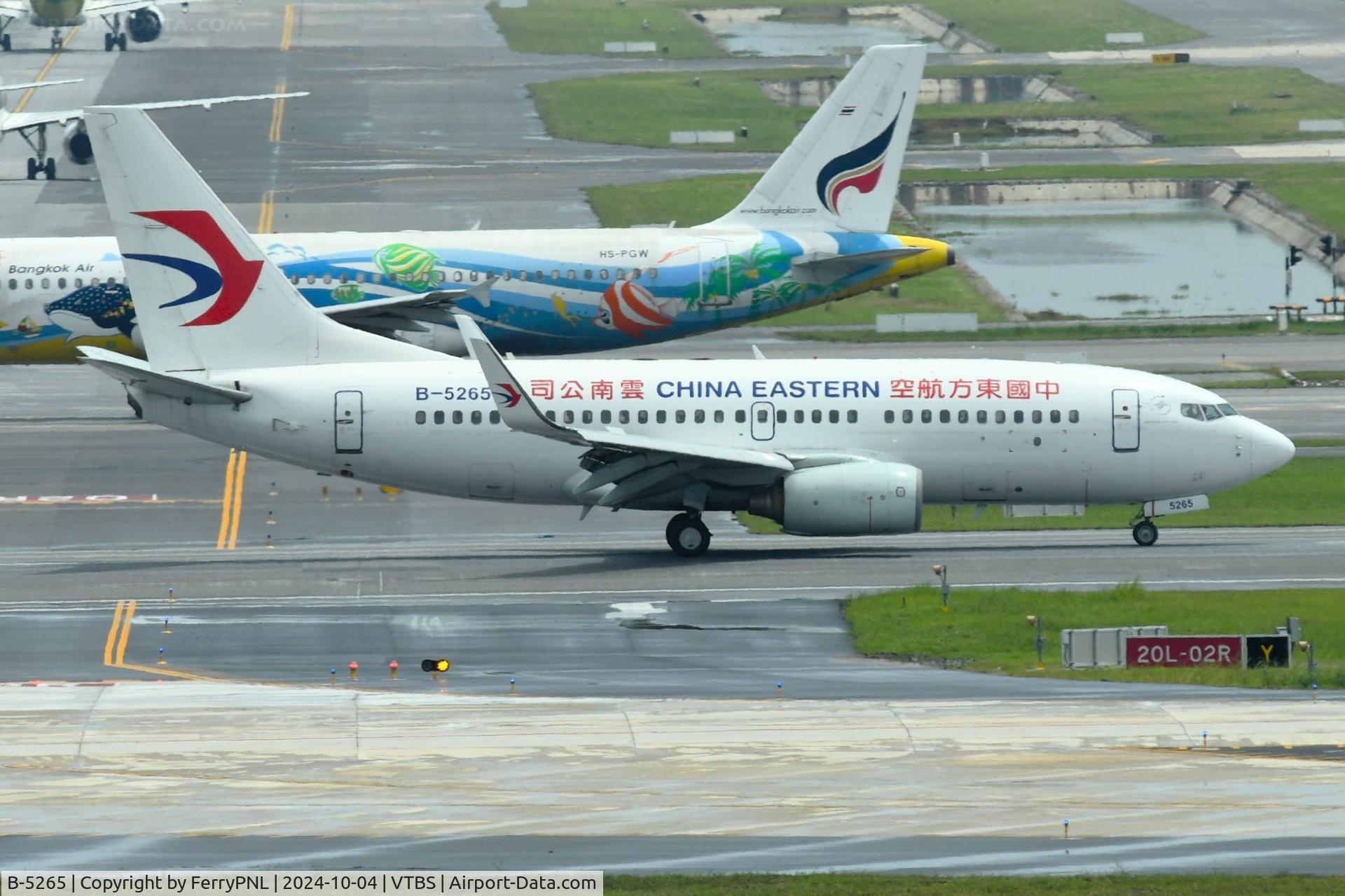 B-5265, 2010 Boeing 737-79P C/N 36767, China Eastern B737 in BKK