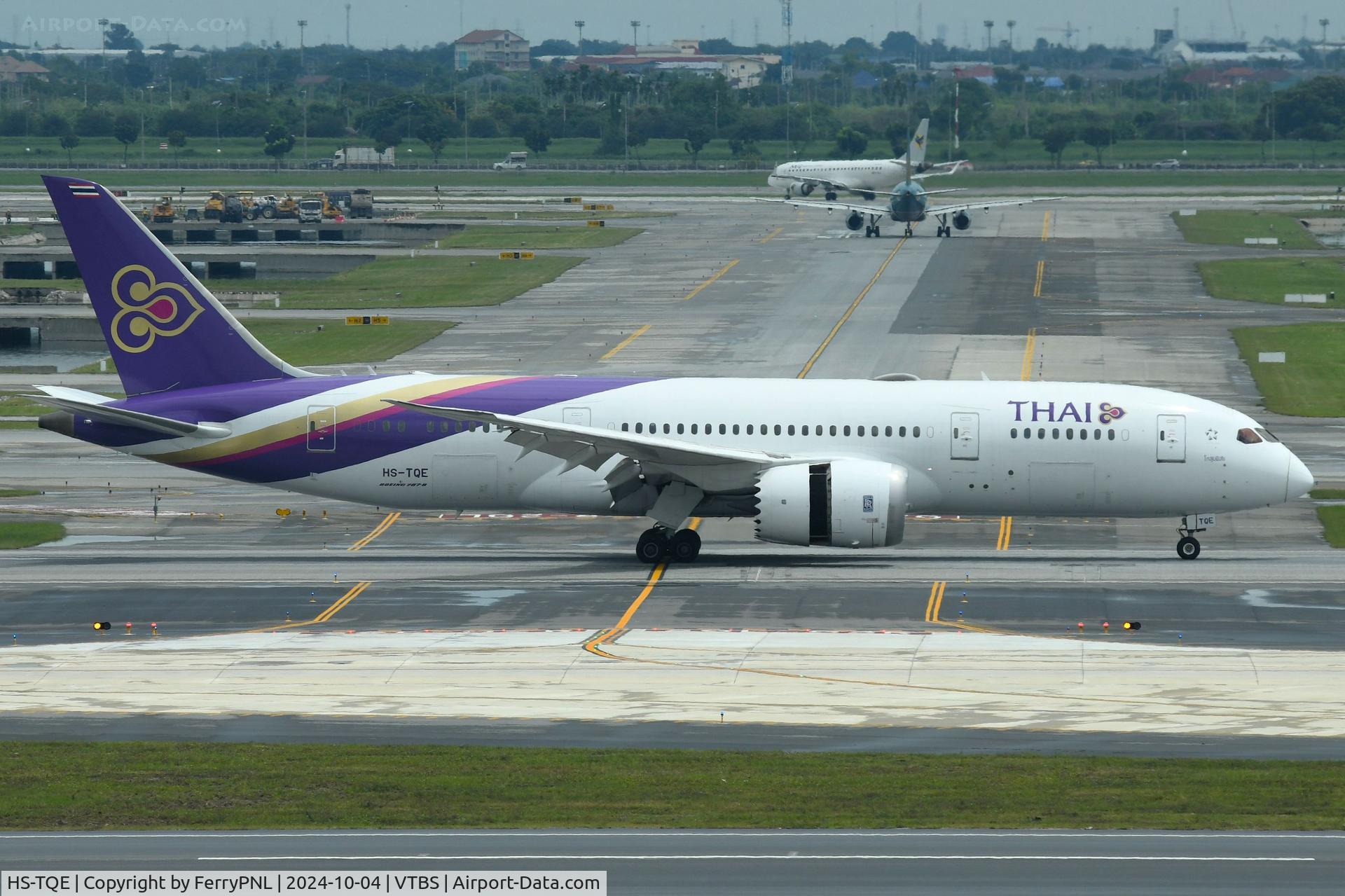 HS-TQE, 2015 Boeing 787-8 Dreamliner C/N 38757, Thai B788 landing