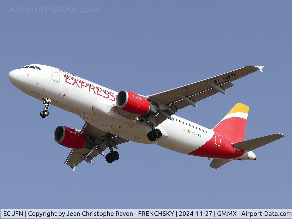 EC-JFN, 2005 Airbus A320-214 C/N 2391, Madrid (MAD)	Marrakesh (RAK)	IB1851