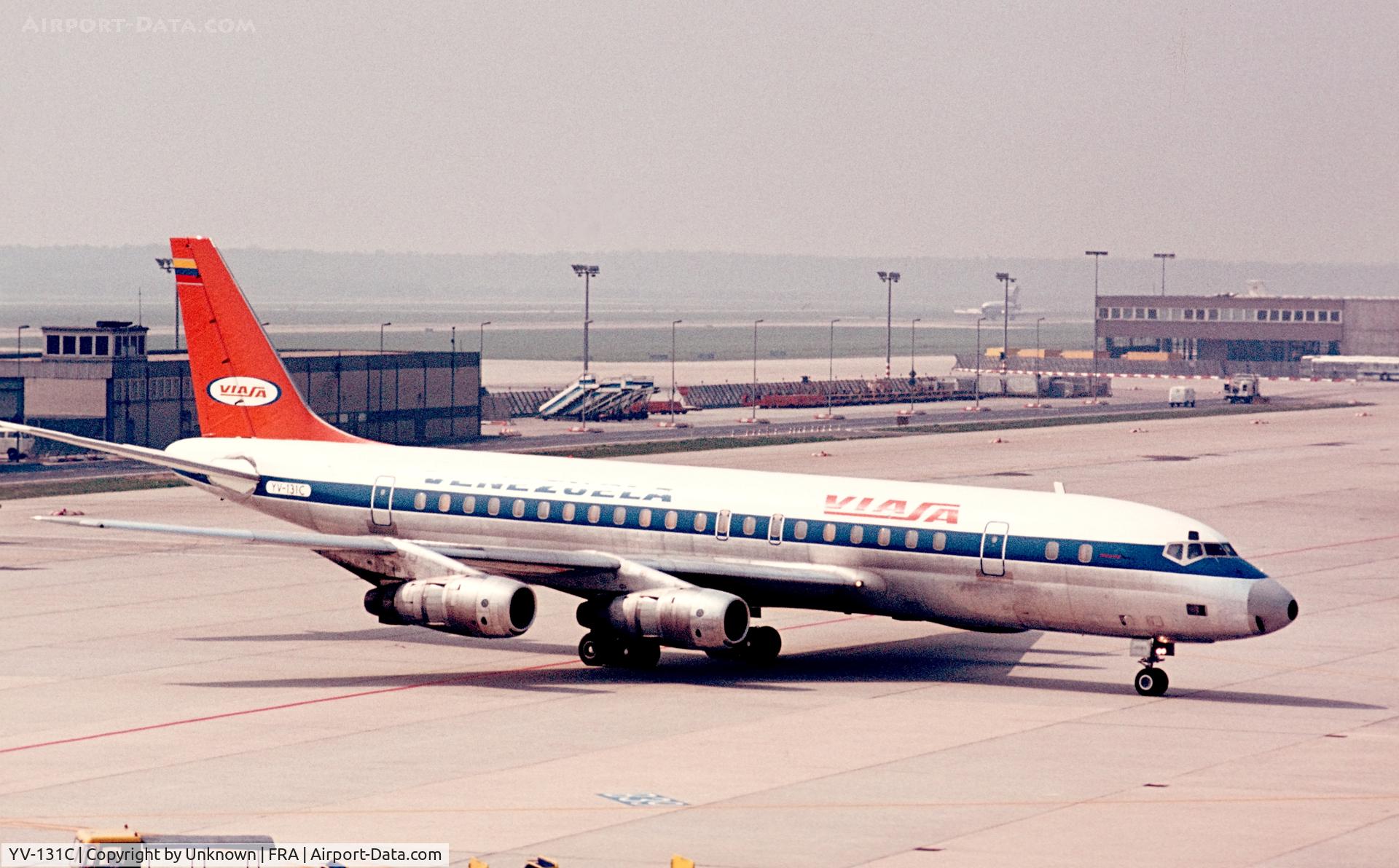 YV-131C, 1961 Douglas DC-8-53 C/N 45613, Frankfurt