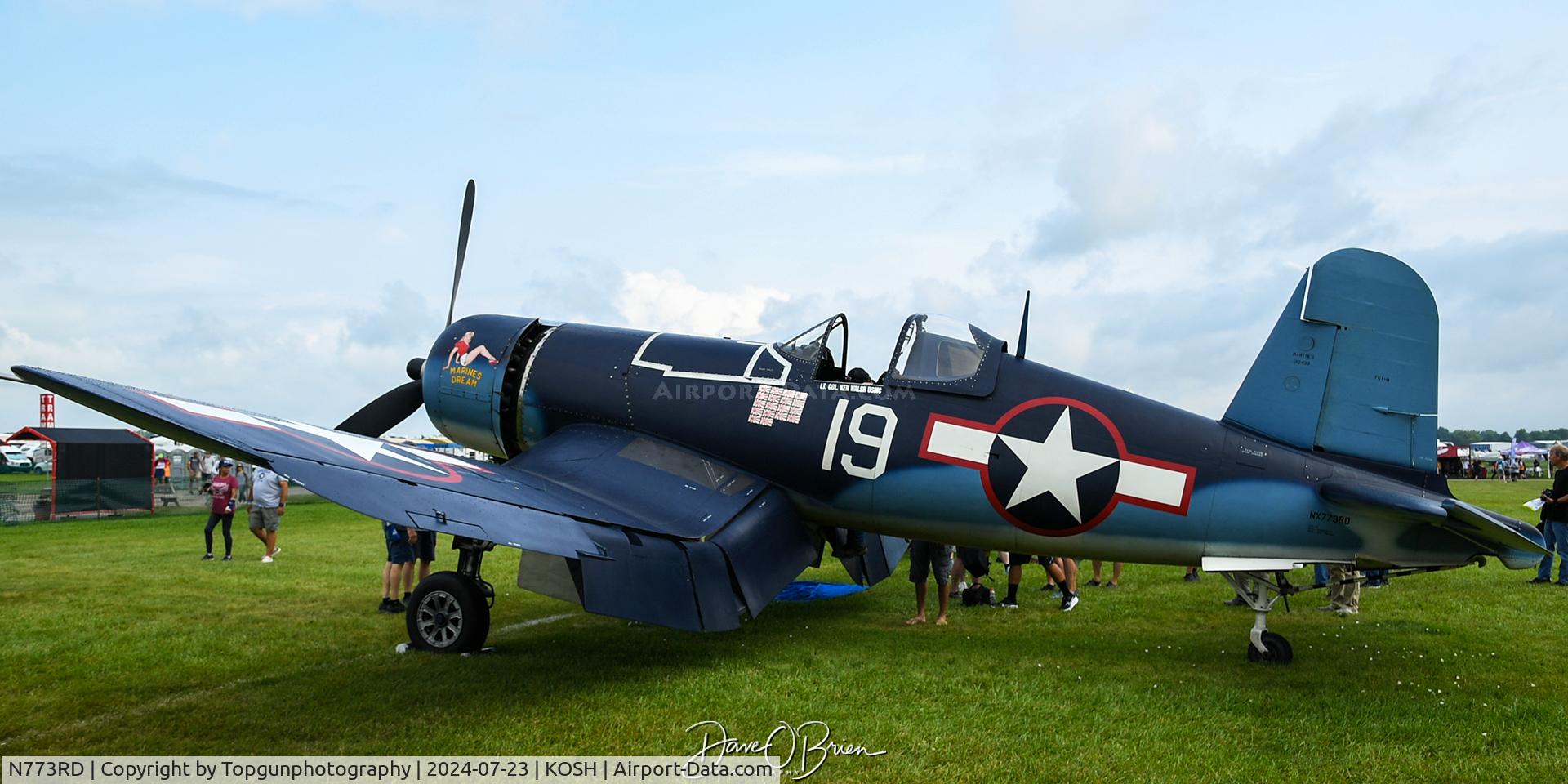 N773RD, 1944 Goodyear FG-1D Corsair C/N 3694, Marine's Dream