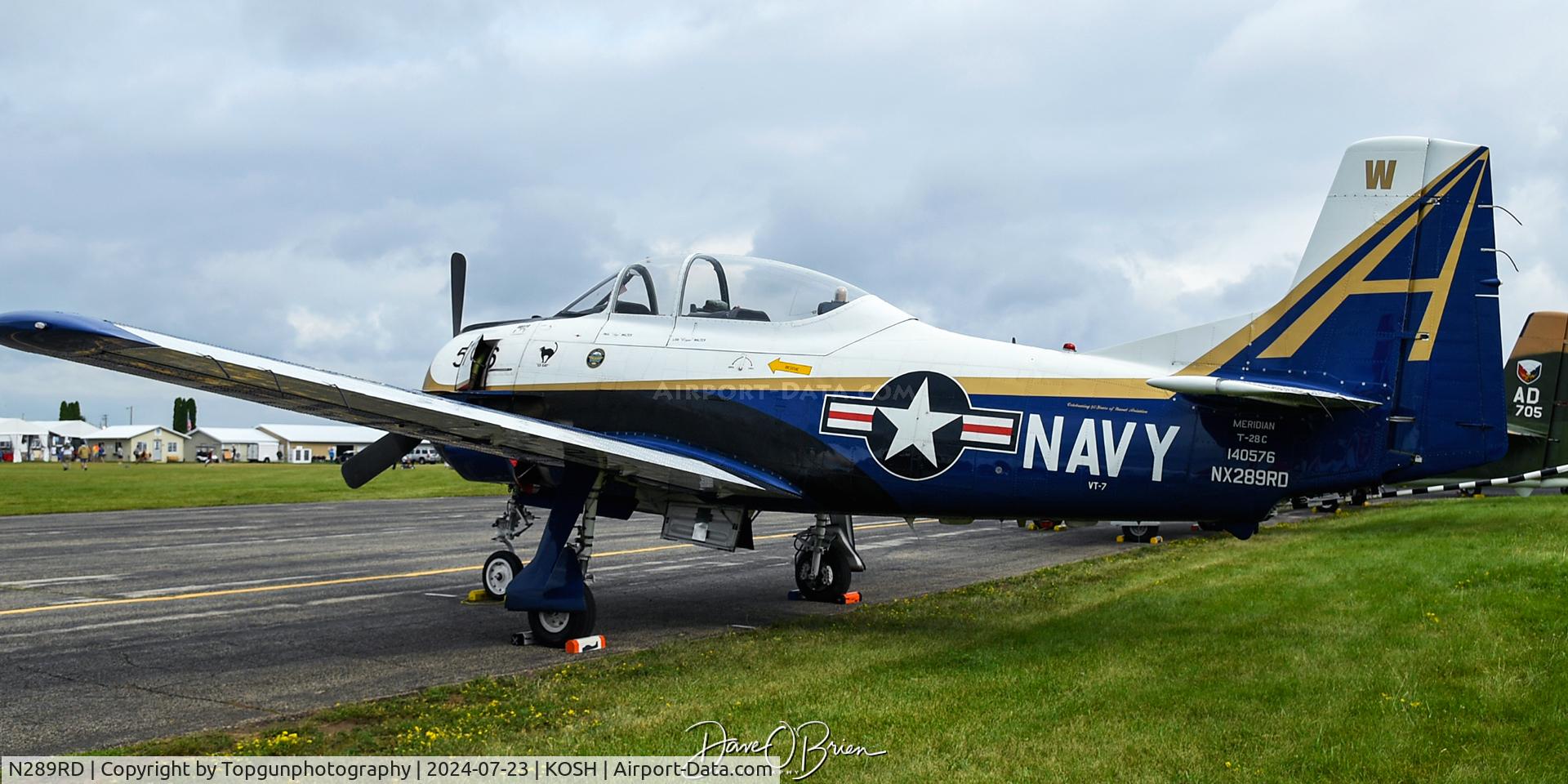 N289RD, 1956 North American T-28C Trojan C/N 226-153, OSHKOSH24