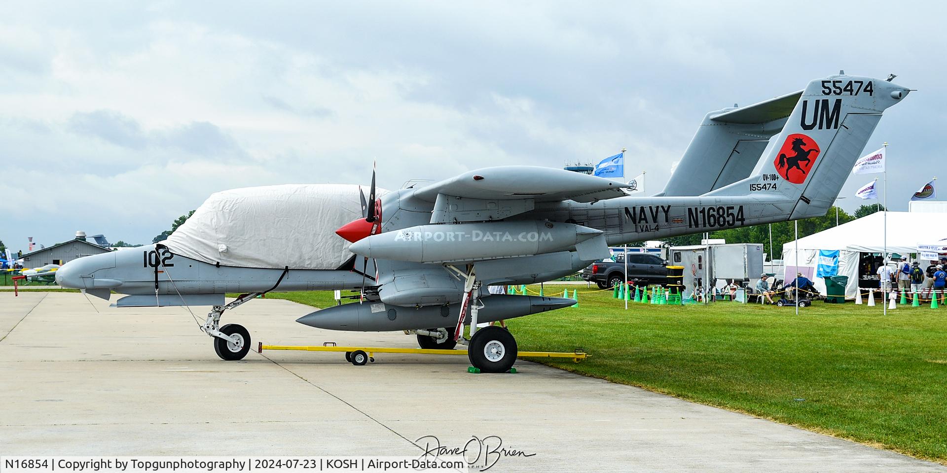 N16854, North American Rockwell OV-10D Bronco C/N 305-85, OSHKOSH 24