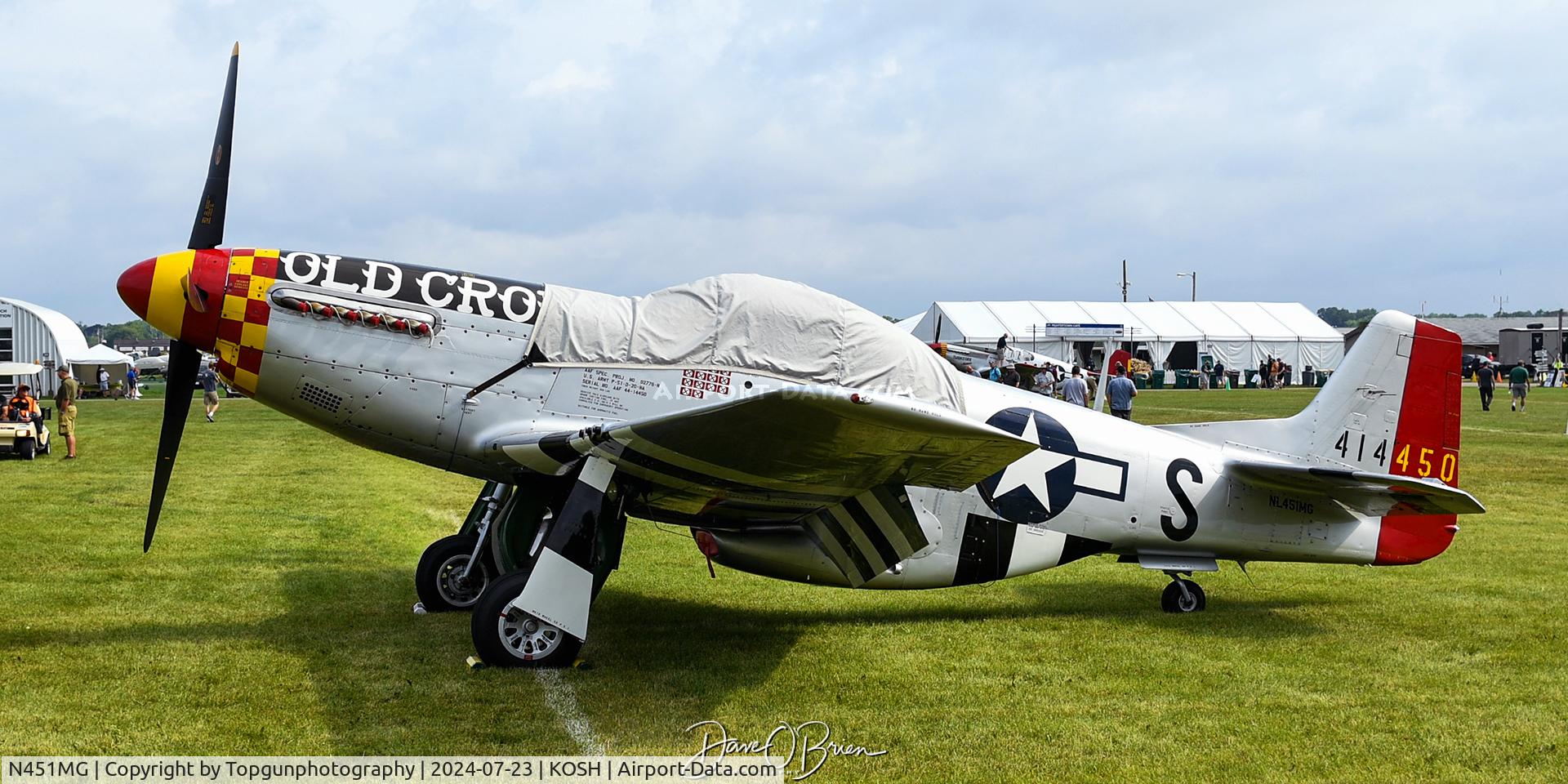 N451MG, 1944 North American P-51D Mustang C/N 44-74774, OLD CROW