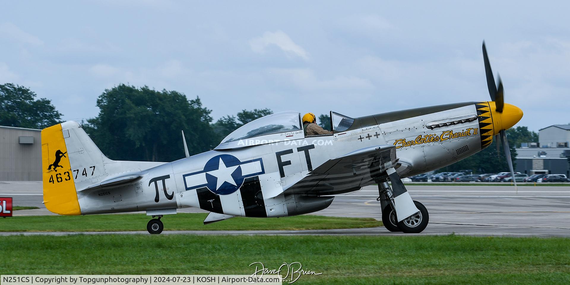 N251CS, North American F-51D Mustang C/N 44-74977N, Charlottes Chariot II
