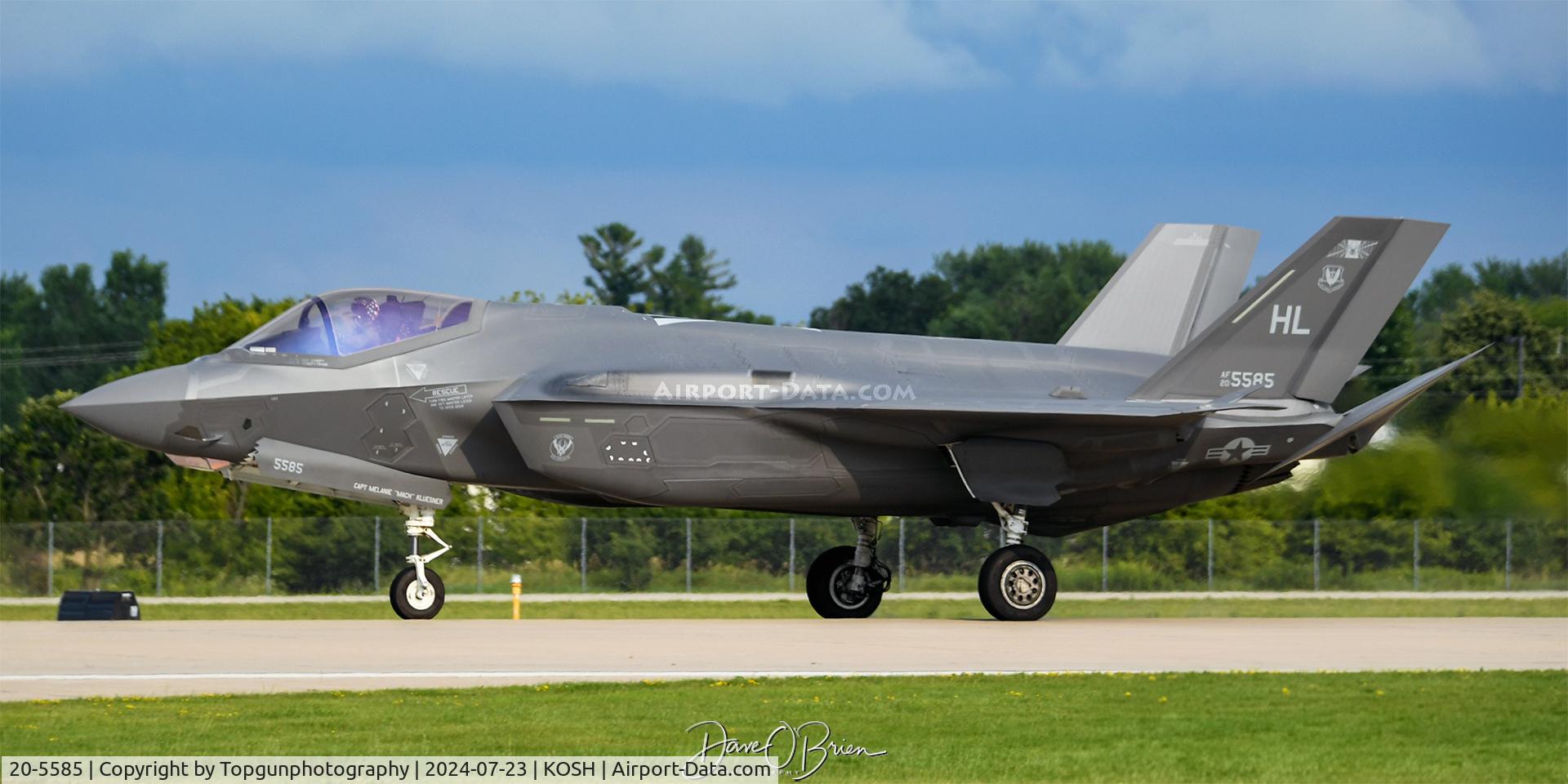 20-5585, 2020 Lockheed Martin F-35A Lightning II C/N AF-345, Lightning Demo rolling out