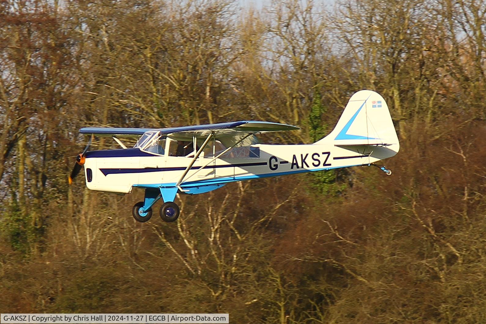 G-AKSZ, 1945 Taylorcraft J Auster 5 C/N 1503, Barton