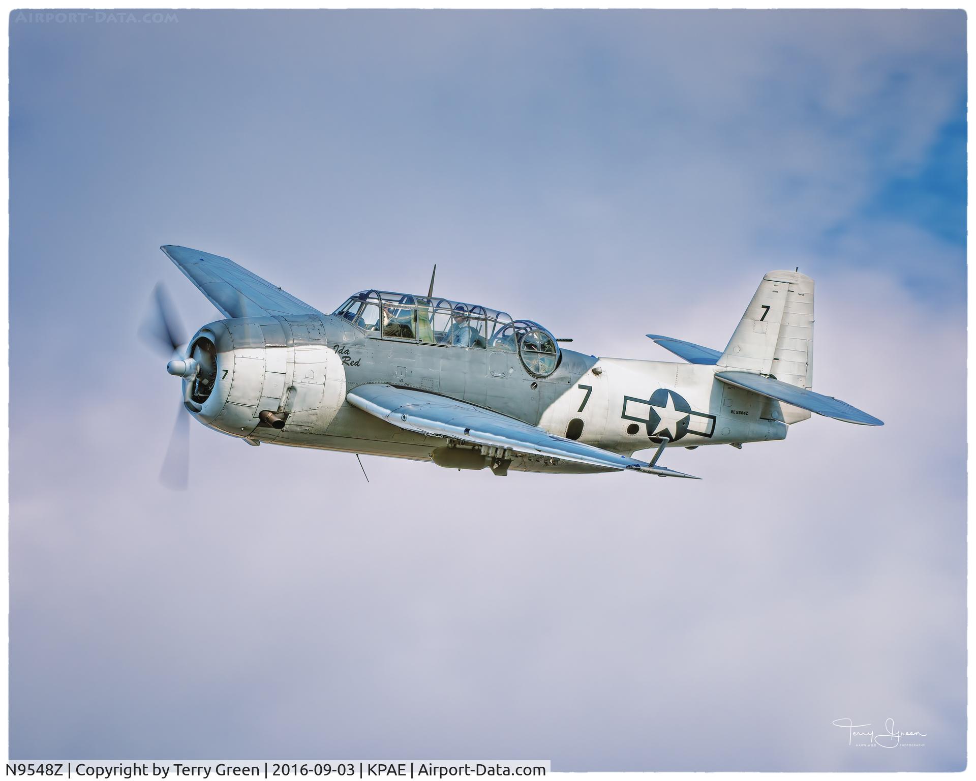 N9548Z, 1939 Grumman TBM-3E Avenger C/N 4503 (Bu91598), Ida Red