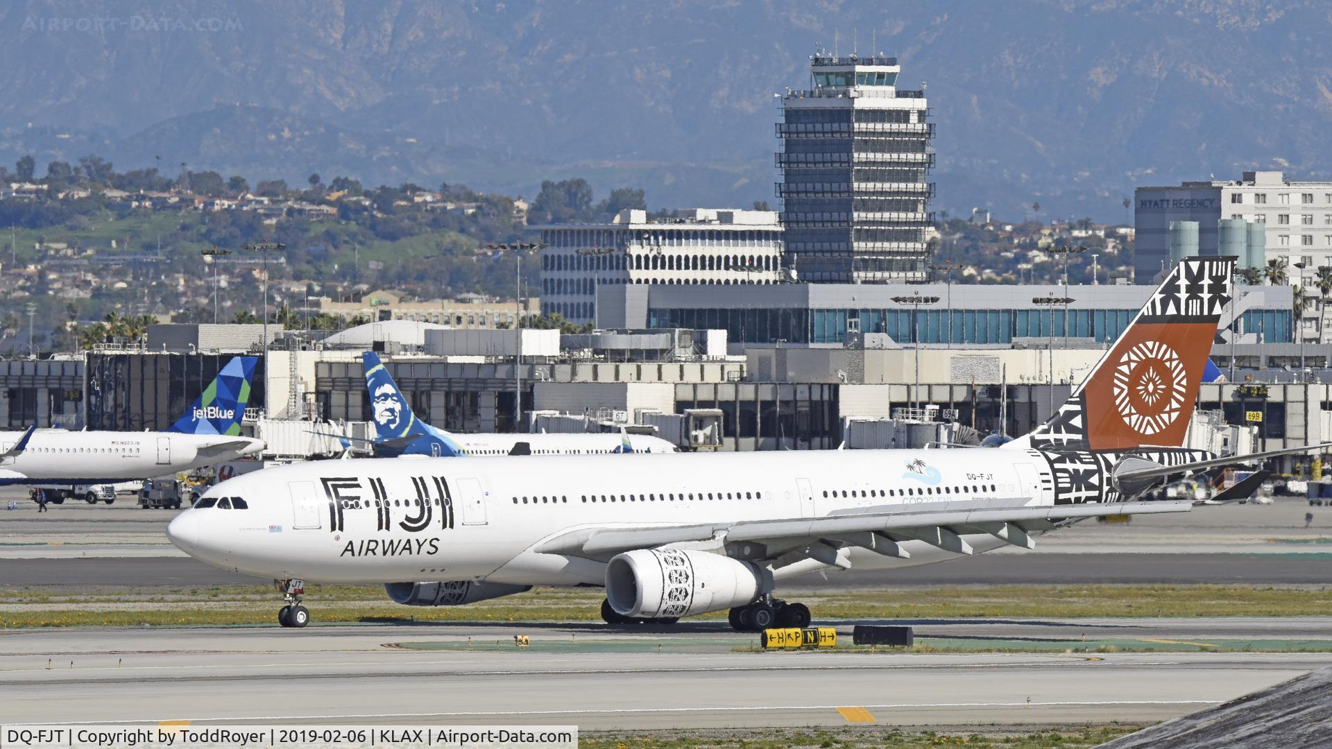 DQ-FJT, 2013 Airbus A330-243 C/N 1394, Arriving at LAX on 25L