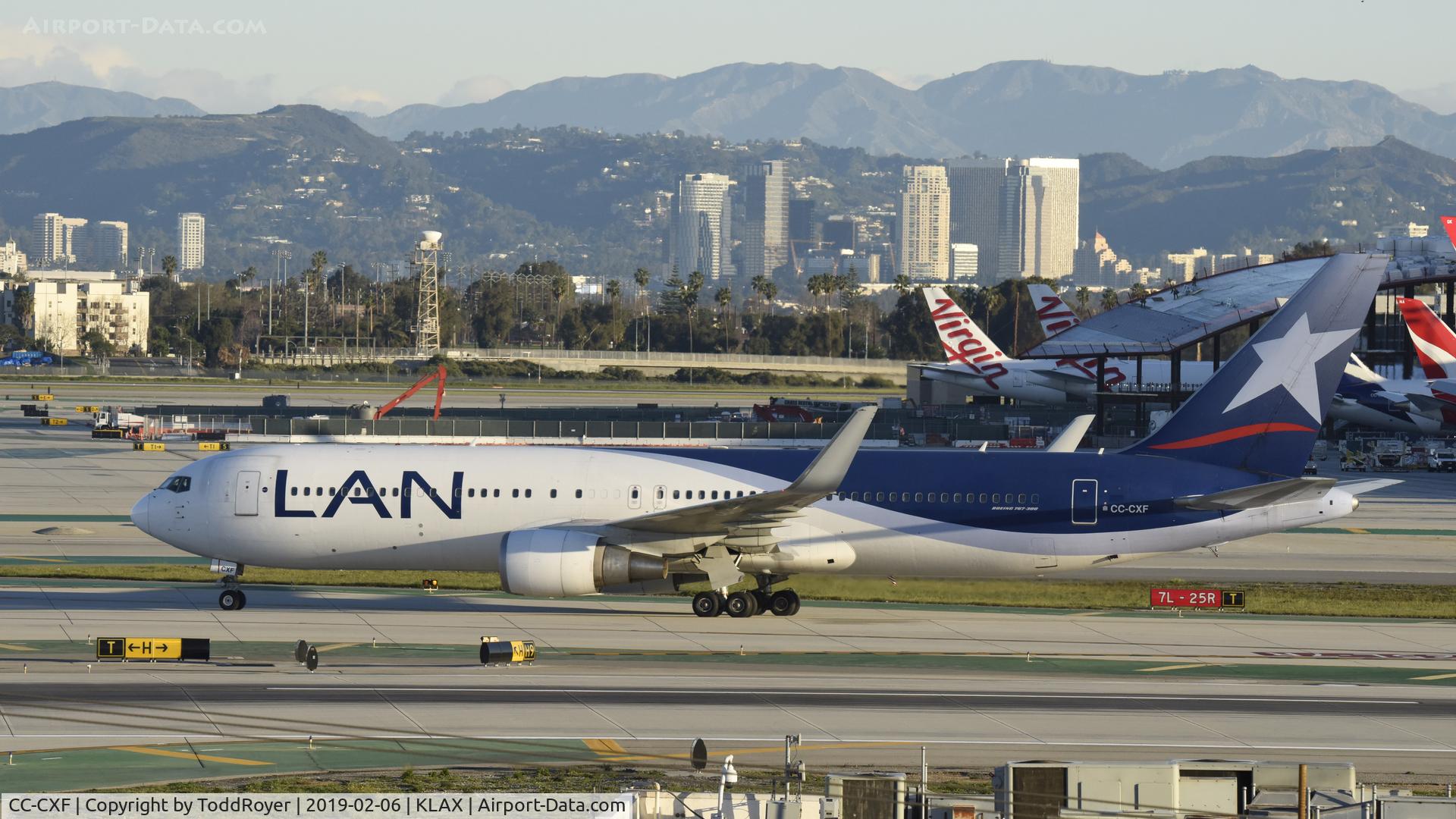 CC-CXF, 2008 Boeing 767-316/ER C/N 36711, Arriving at LAX on 25L