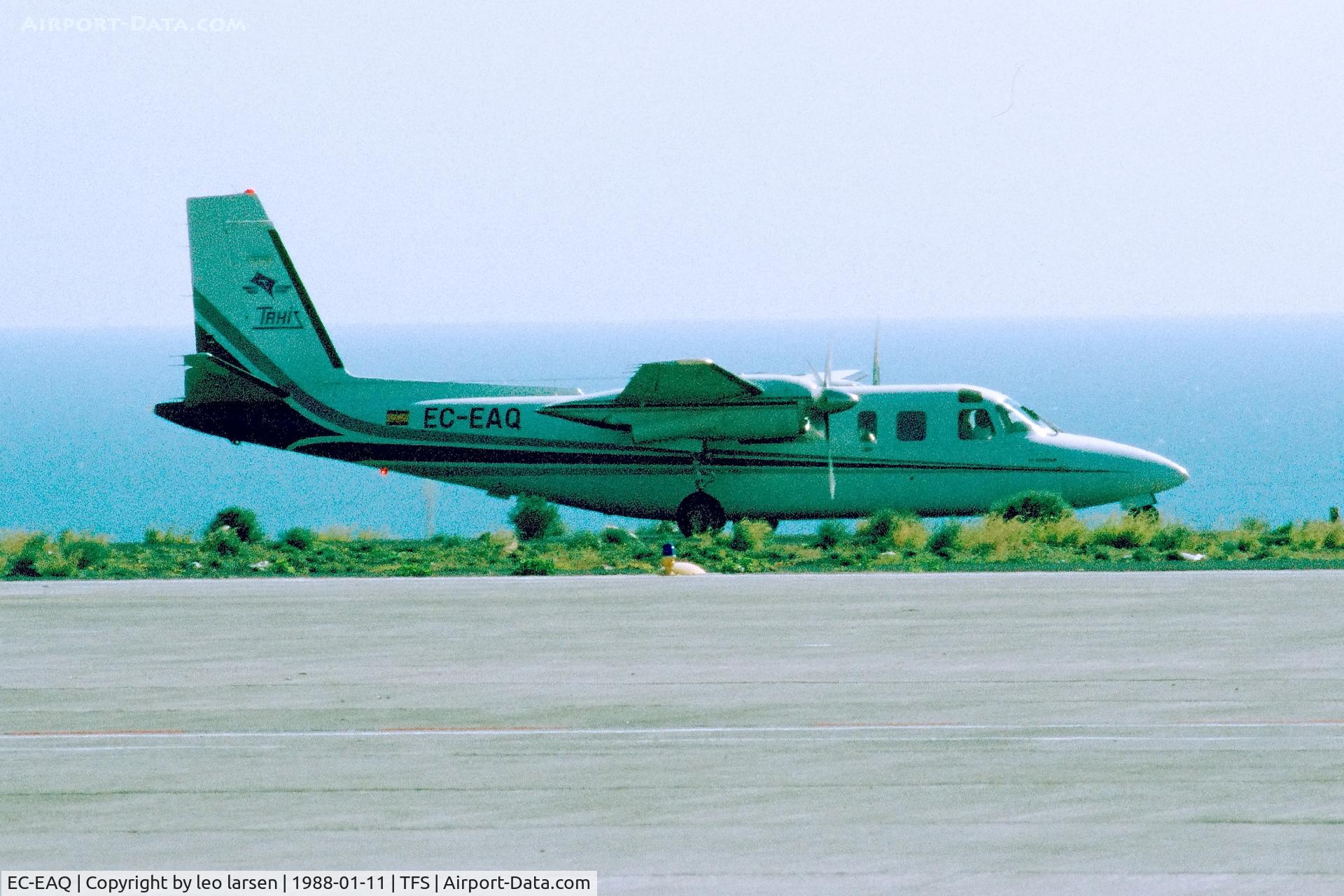 EC-EAQ, 1975 Rockwell Commander Twin  Commander 690A C/N 11304, Tenerif South 11.1.1988