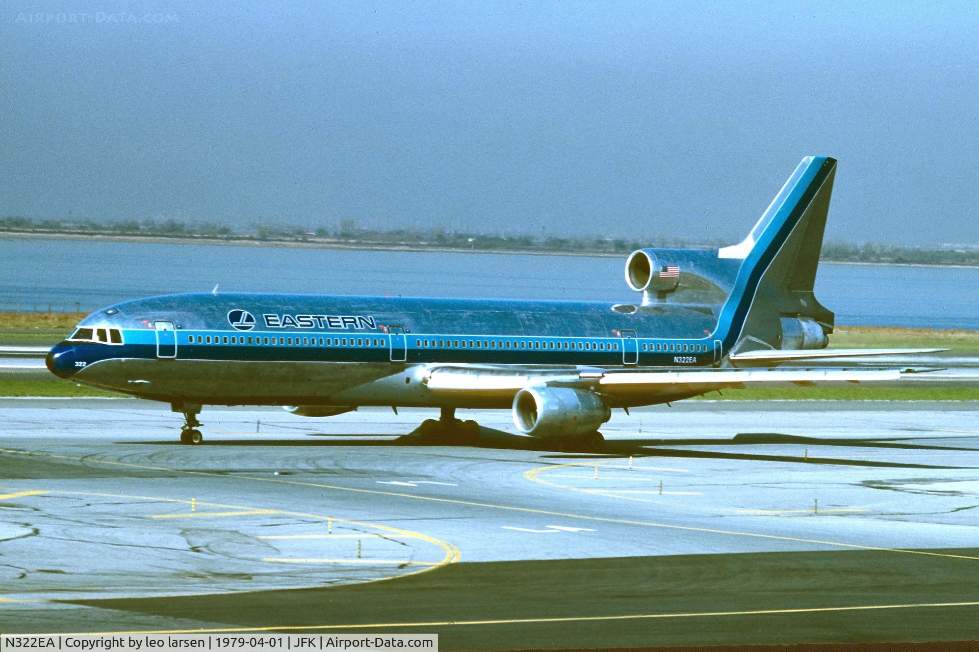 N322EA, 1973 Lockheed L-1011-385-1 TriStar 1 C/N 193A-1044, JFK 4.1979