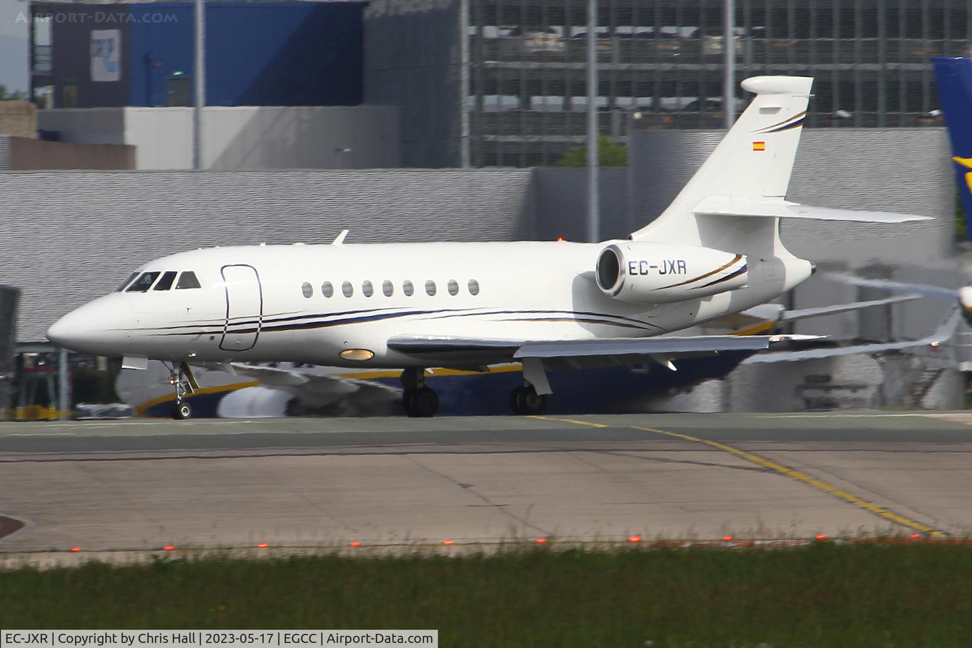 EC-JXR, 1997 Dassault Falcon 2000 C/N 55, Manchester