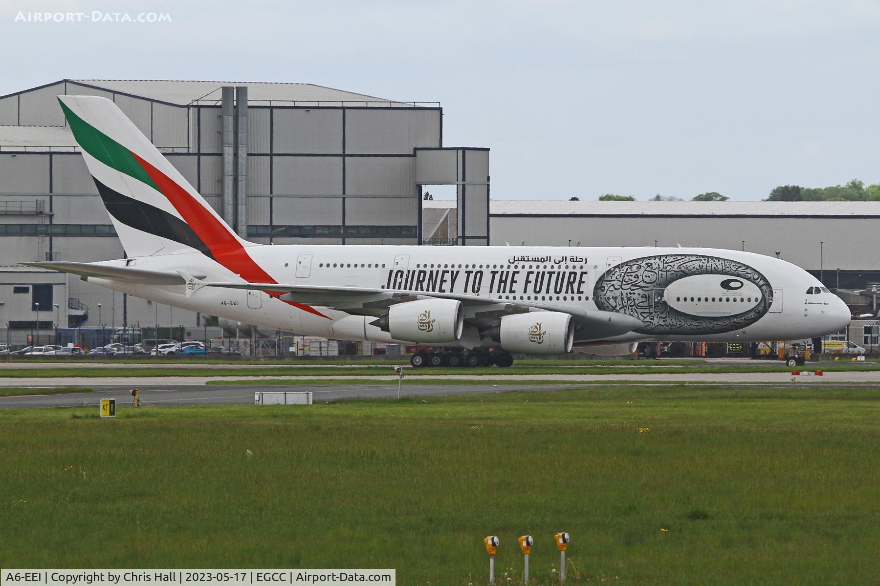 A6-EEI, 2012 Airbus A380-861 C/N 123, Manchester