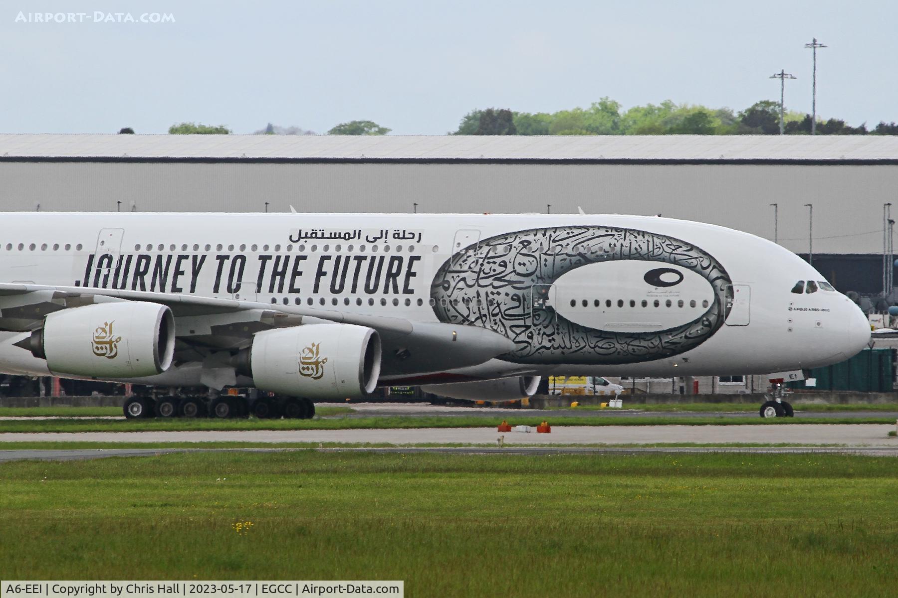 A6-EEI, 2012 Airbus A380-861 C/N 123, Manchester