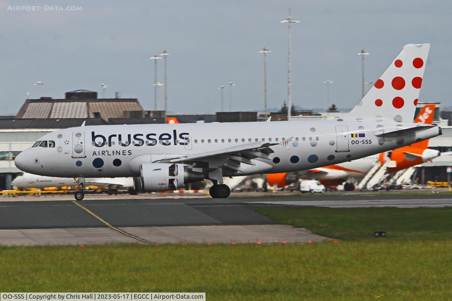 OO-SSS, 2003 Airbus A319-111 C/N 2030, Manchester
