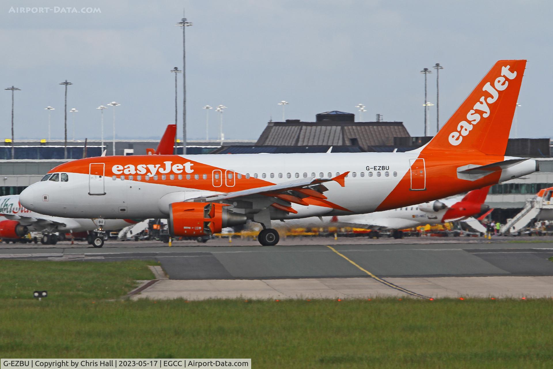 G-EZBU, 2007 Airbus A319-111 C/N 3118, Manchester
