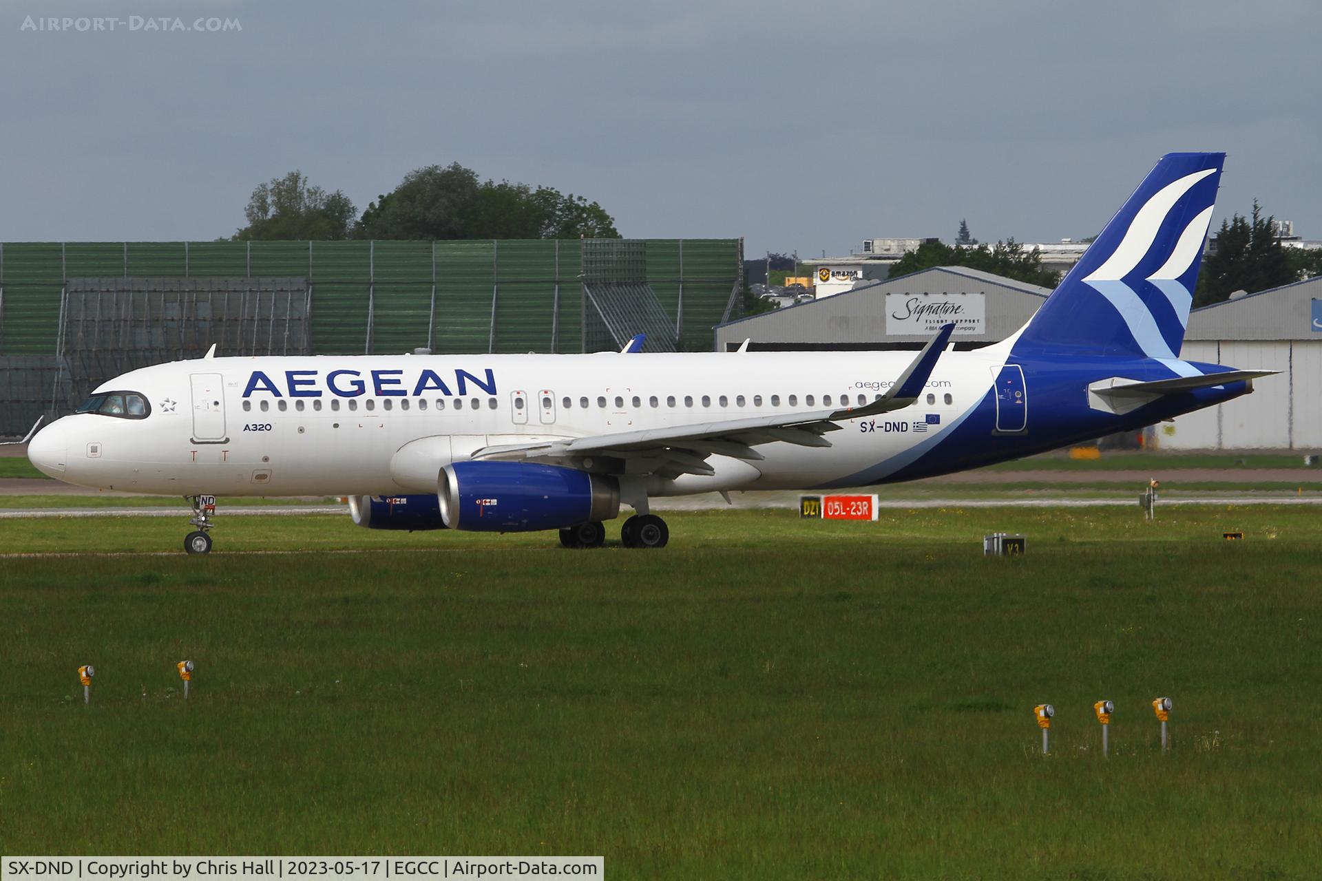 SX-DND, 2016 Airbus A320-232 C/N 6989, Manchester