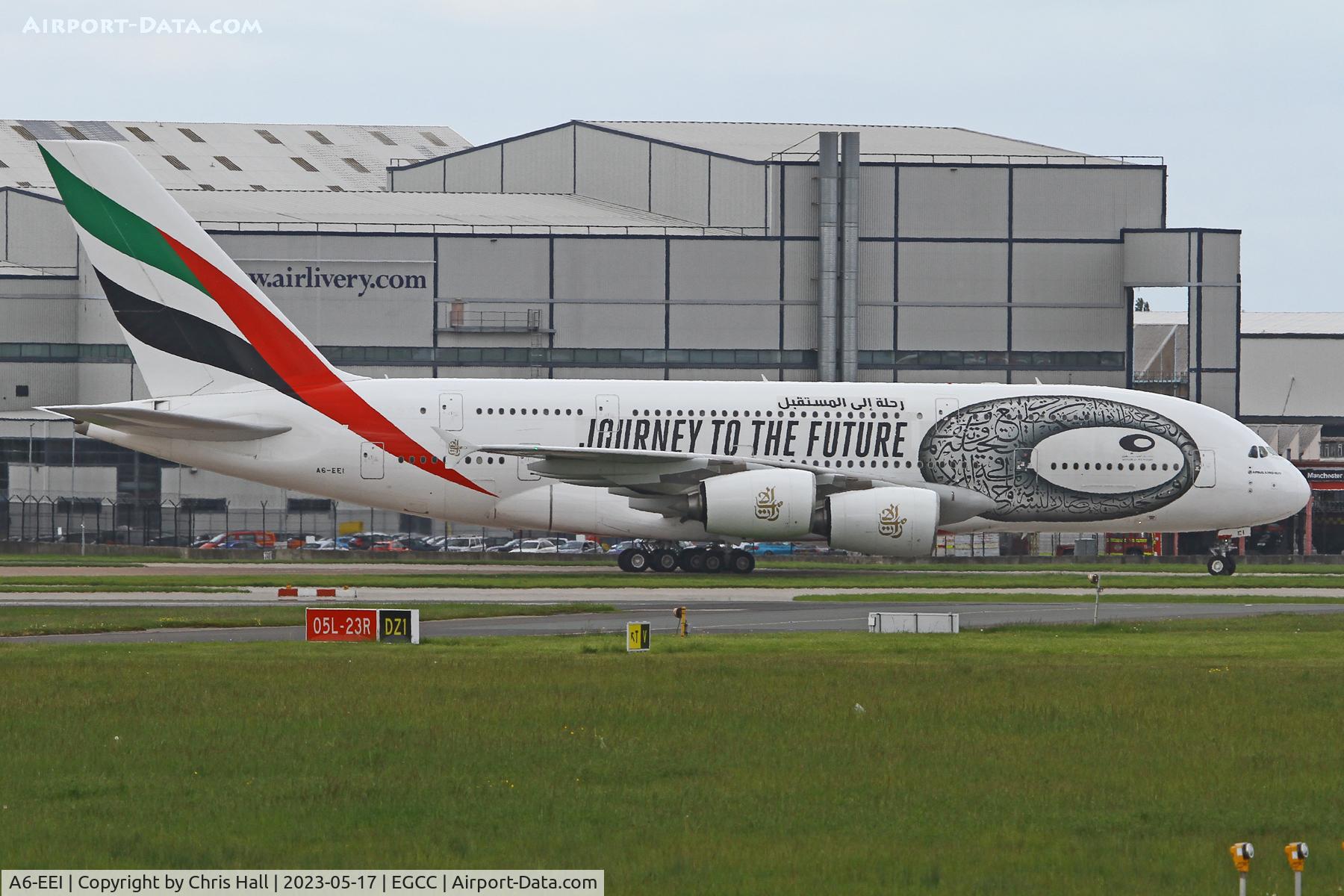 A6-EEI, 2012 Airbus A380-861 C/N 123, Manchester