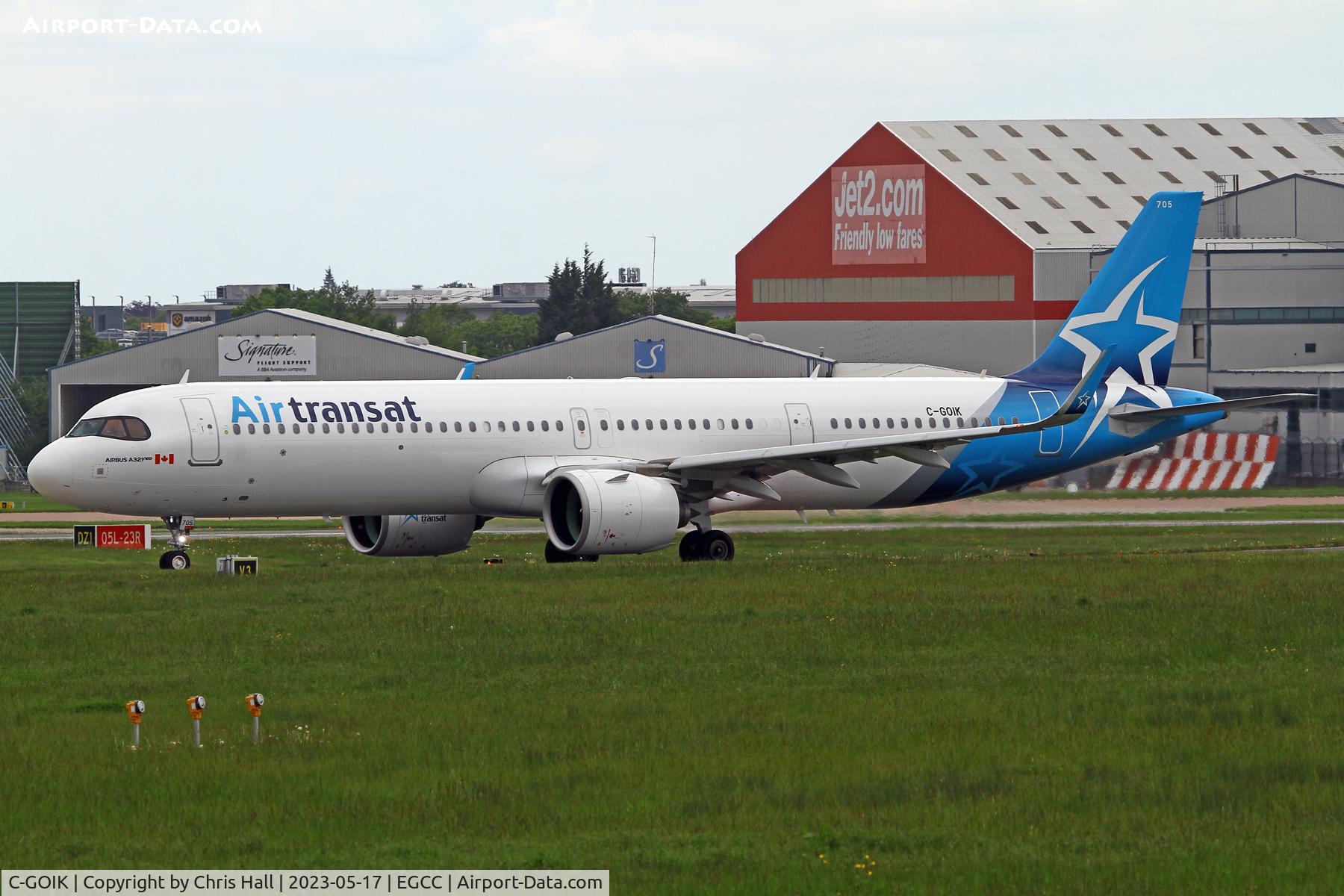 C-GOIK, 2020 Airbus A321-271NX C/N 9419, Manchester