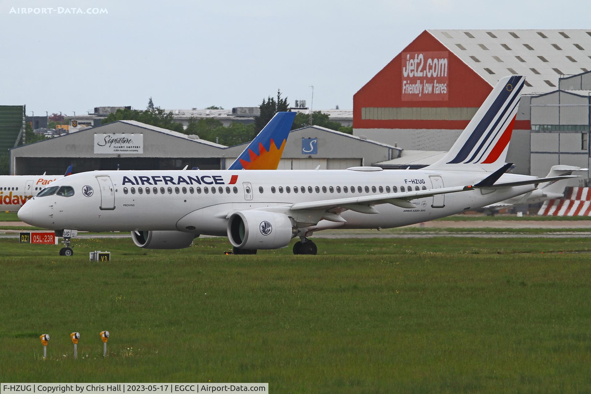 F-HZUG, 2022 Airbus A220-300 C/N 55155, Manchester