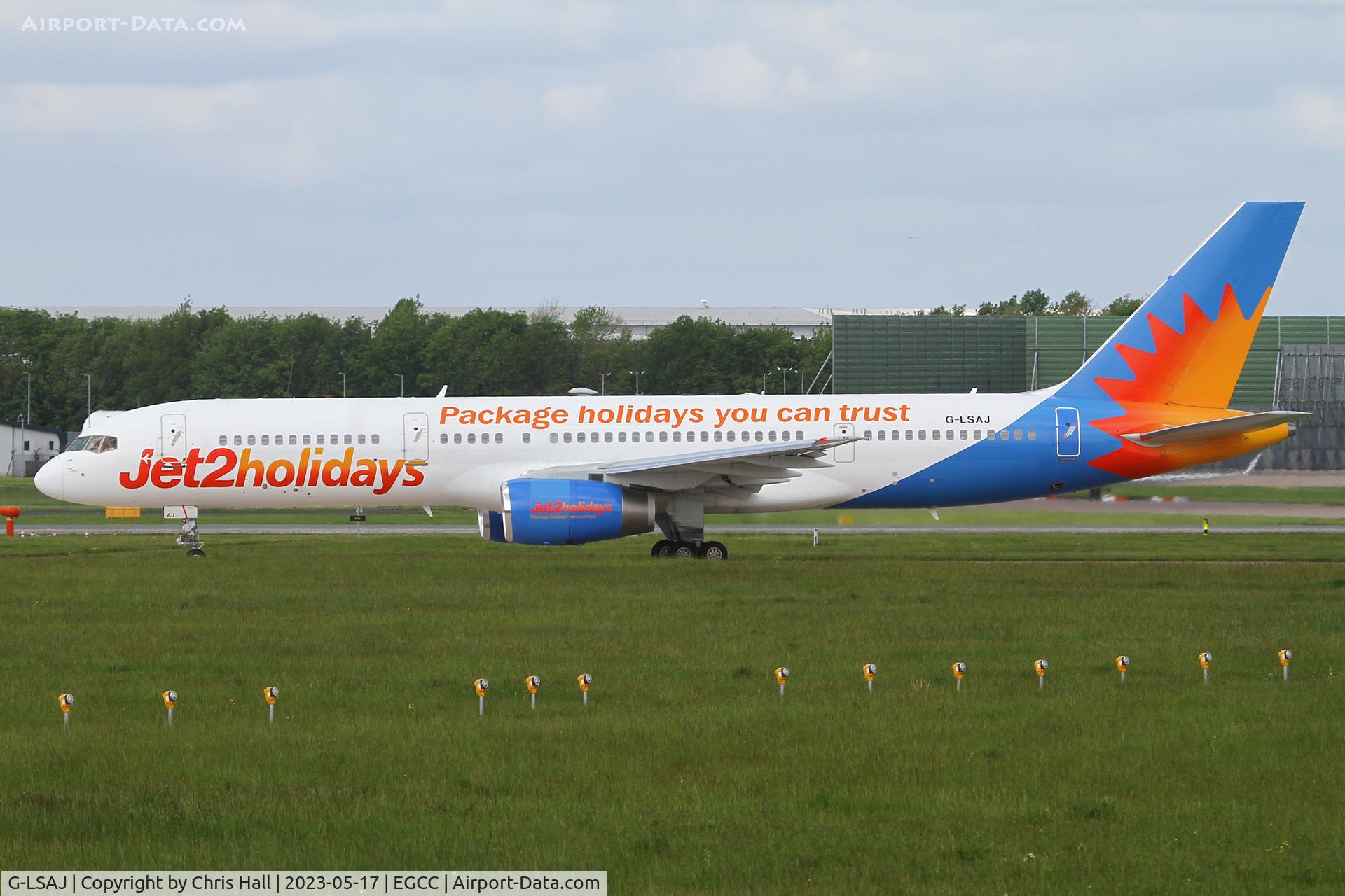 G-LSAJ, 1990 Boeing 757-236 C/N 24793, Manchester