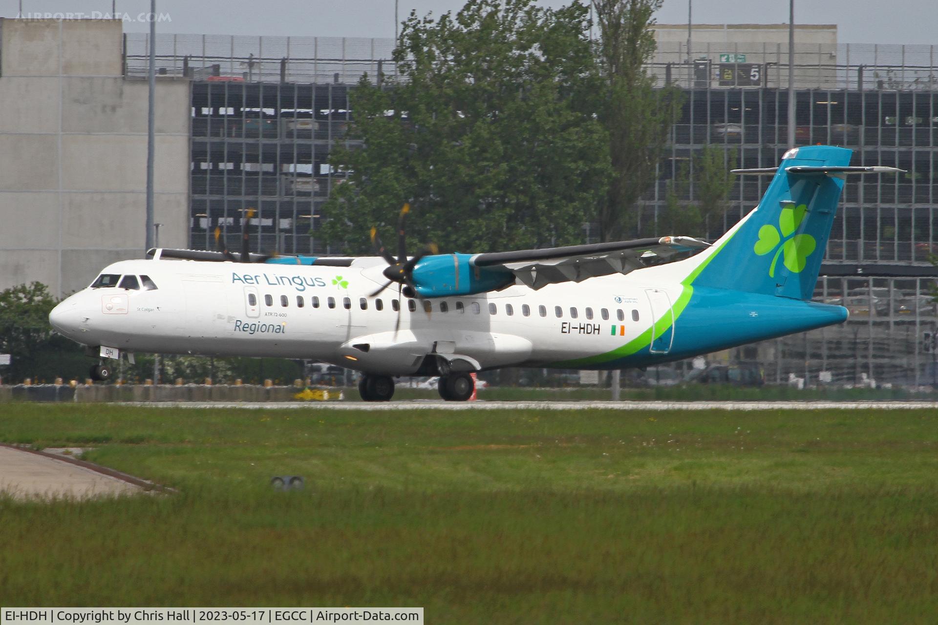 EI-HDH, 2014 ATR 72-212A C/N 1169, Manchester