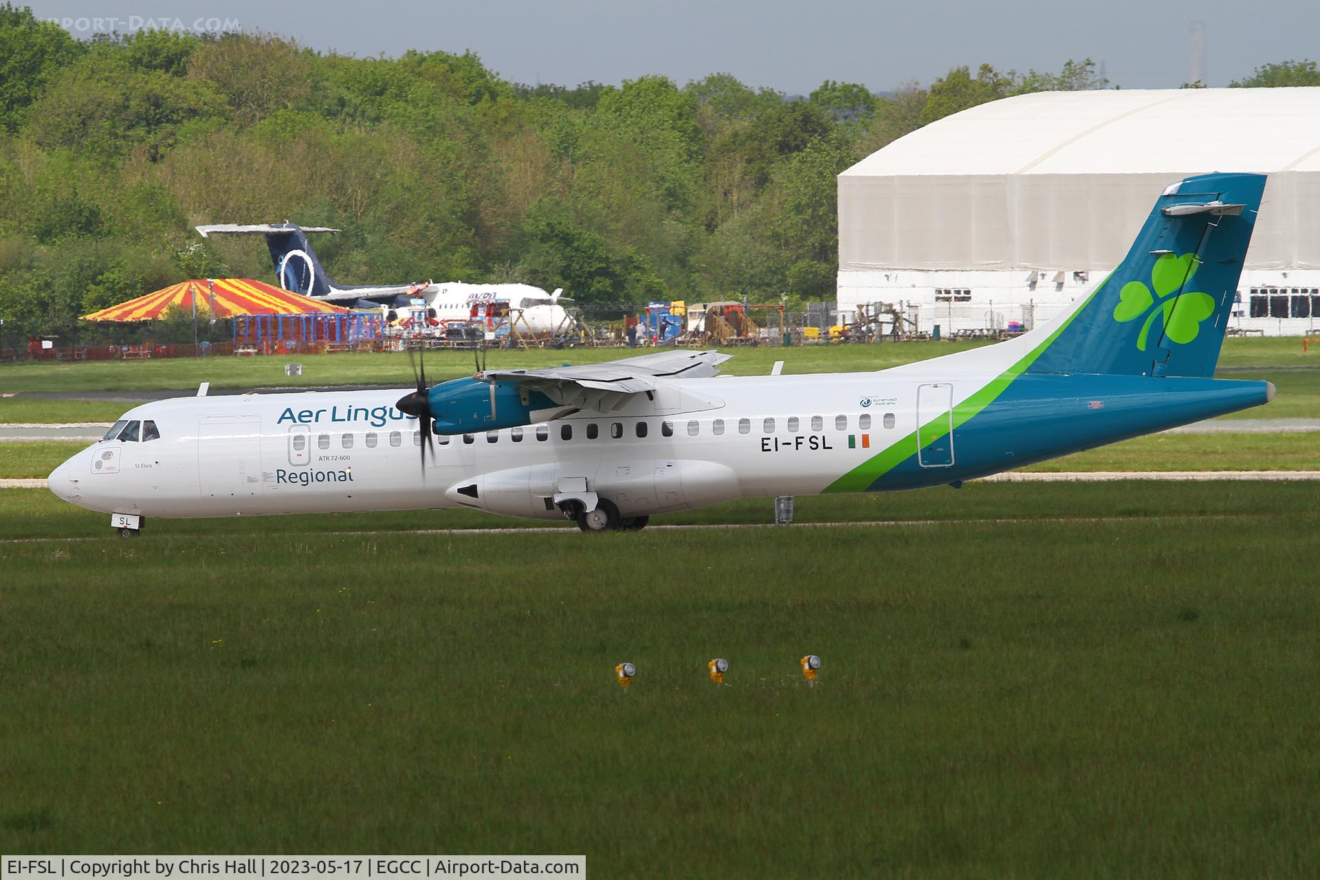 EI-FSL, 2016 ATR 72-212A C/N 1339, Manchester