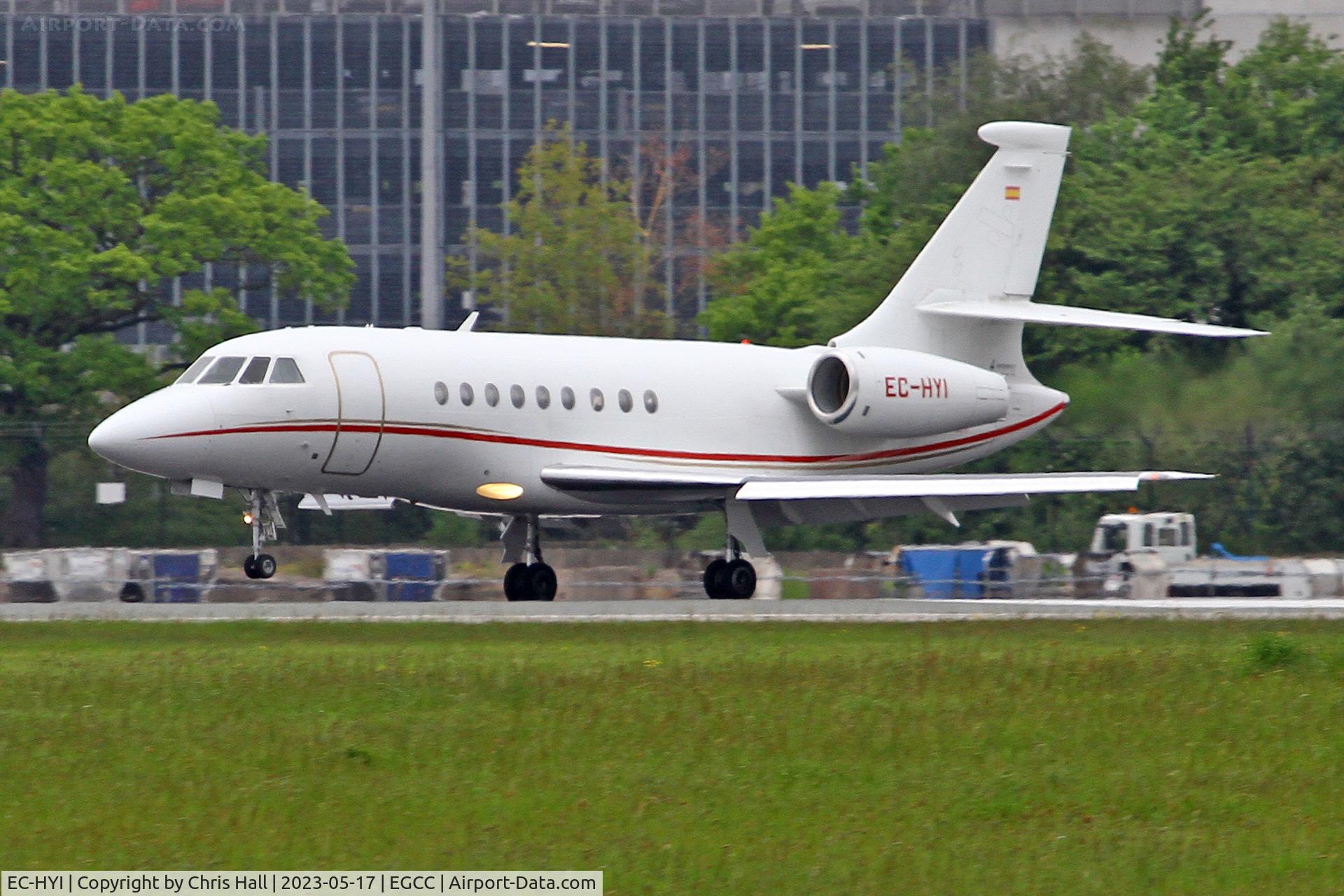 EC-HYI, Dassault Falcon 2000 C/N 150, Manchester