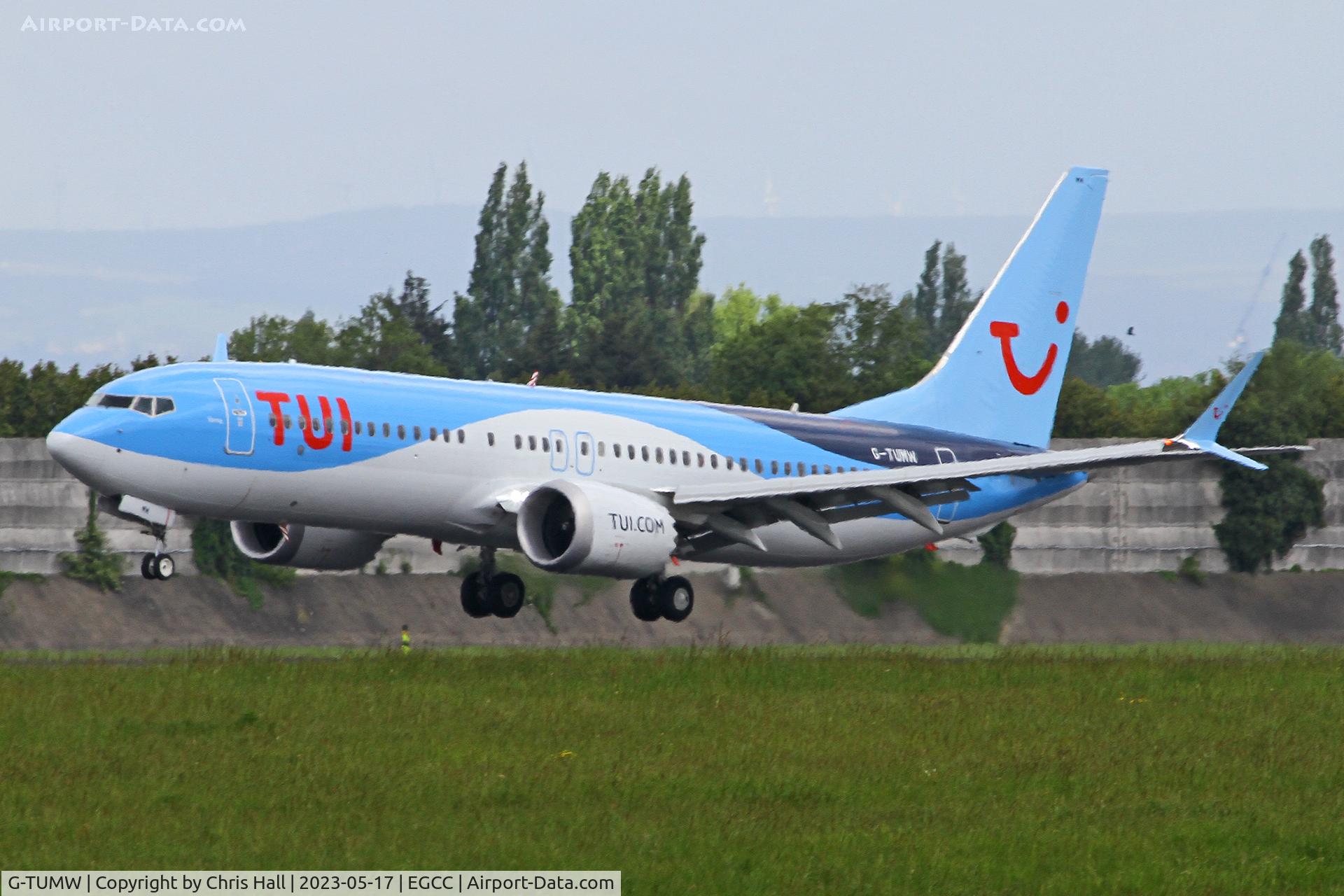 G-TUMW, 2022 Boeing 737-8 MAX C/N 44615, Manchester