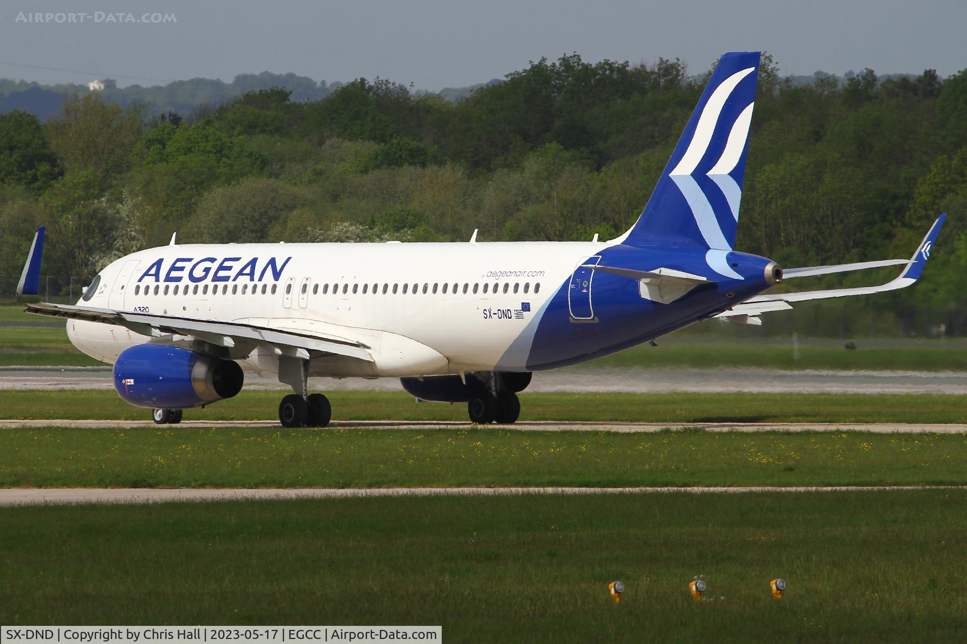 SX-DND, 2016 Airbus A320-232 C/N 6989, Manchester