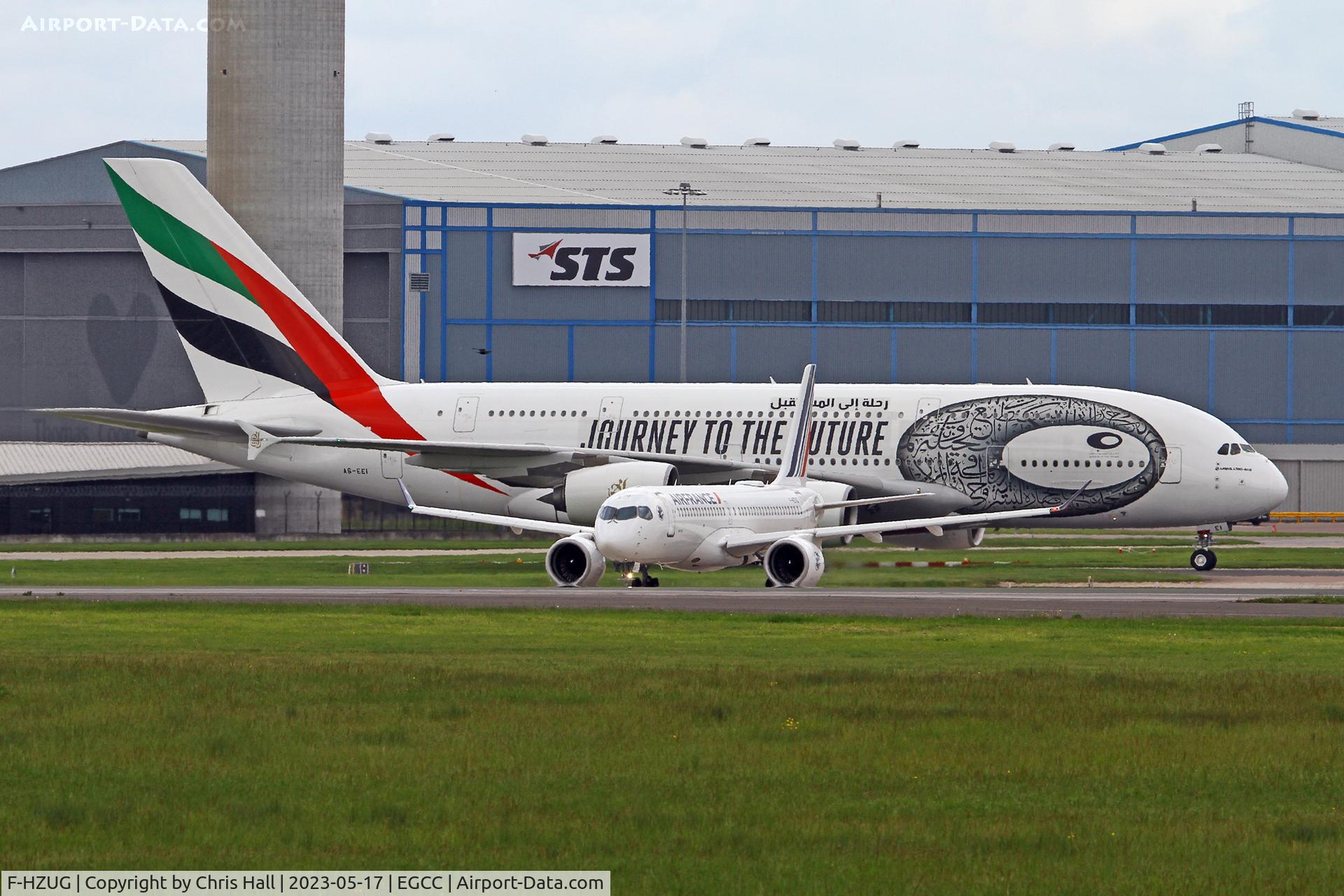 F-HZUG, 2022 Airbus A220-300 C/N 55155, Manchester