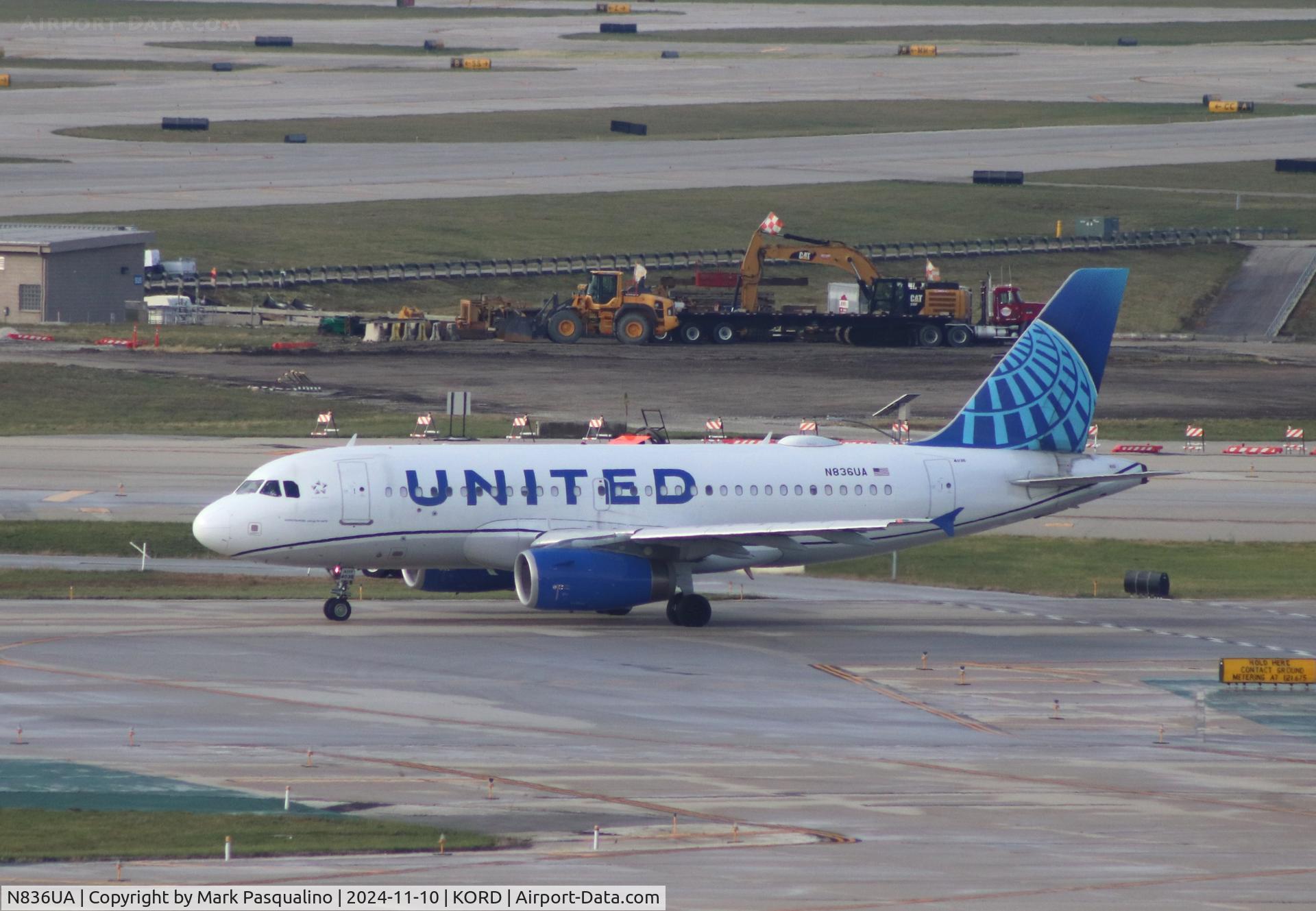 N836UA, 2001 Airbus A319-131 C/N 1460, Airbus A319-131