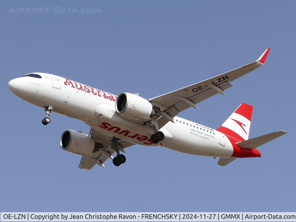 OE-LZN, 2022 Airbus A320-271N C/N 10904, Vienna (VIE)	Marrakesh (RAK)	OS899