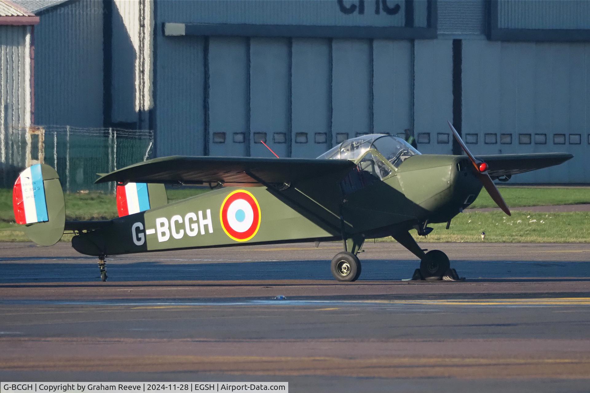 G-BCGH, 1950 Nord NC-854S C/N 122, Parked at Norwich.