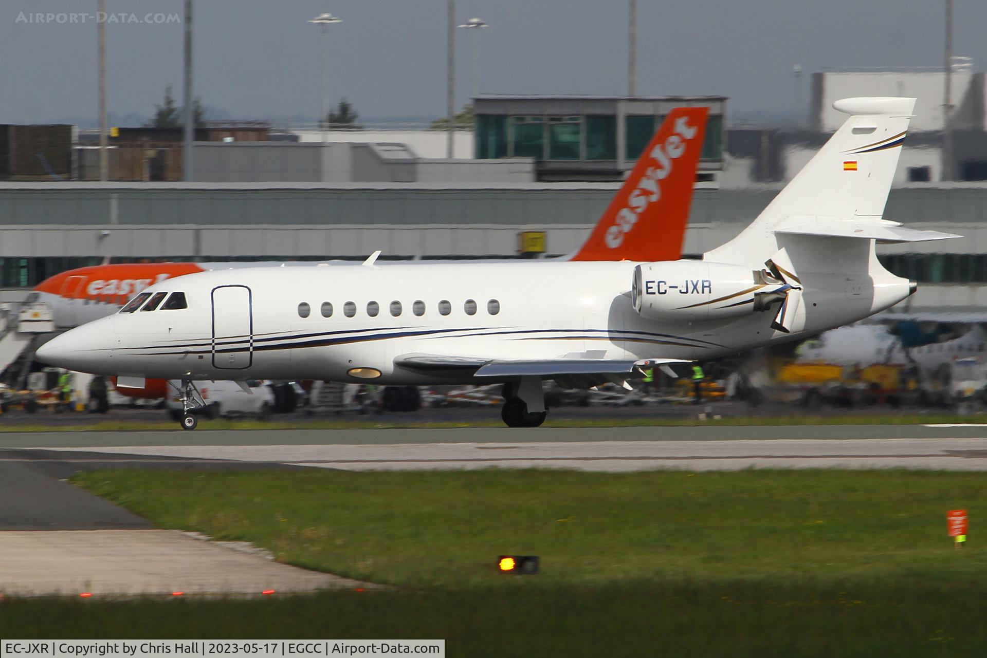 EC-JXR, 1997 Dassault Falcon 2000 C/N 55, Manchester