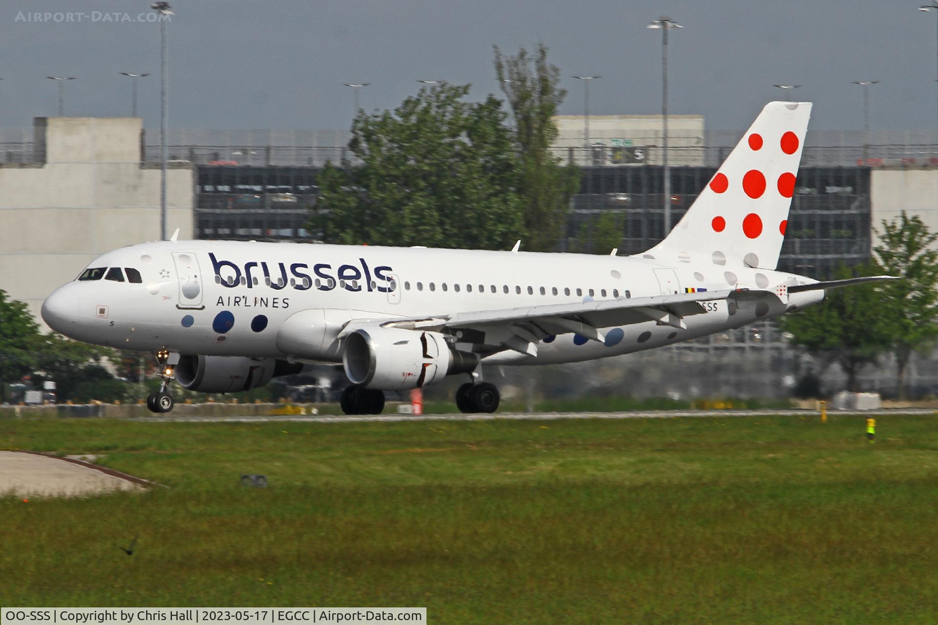 OO-SSS, 2003 Airbus A319-111 C/N 2030, Manchester