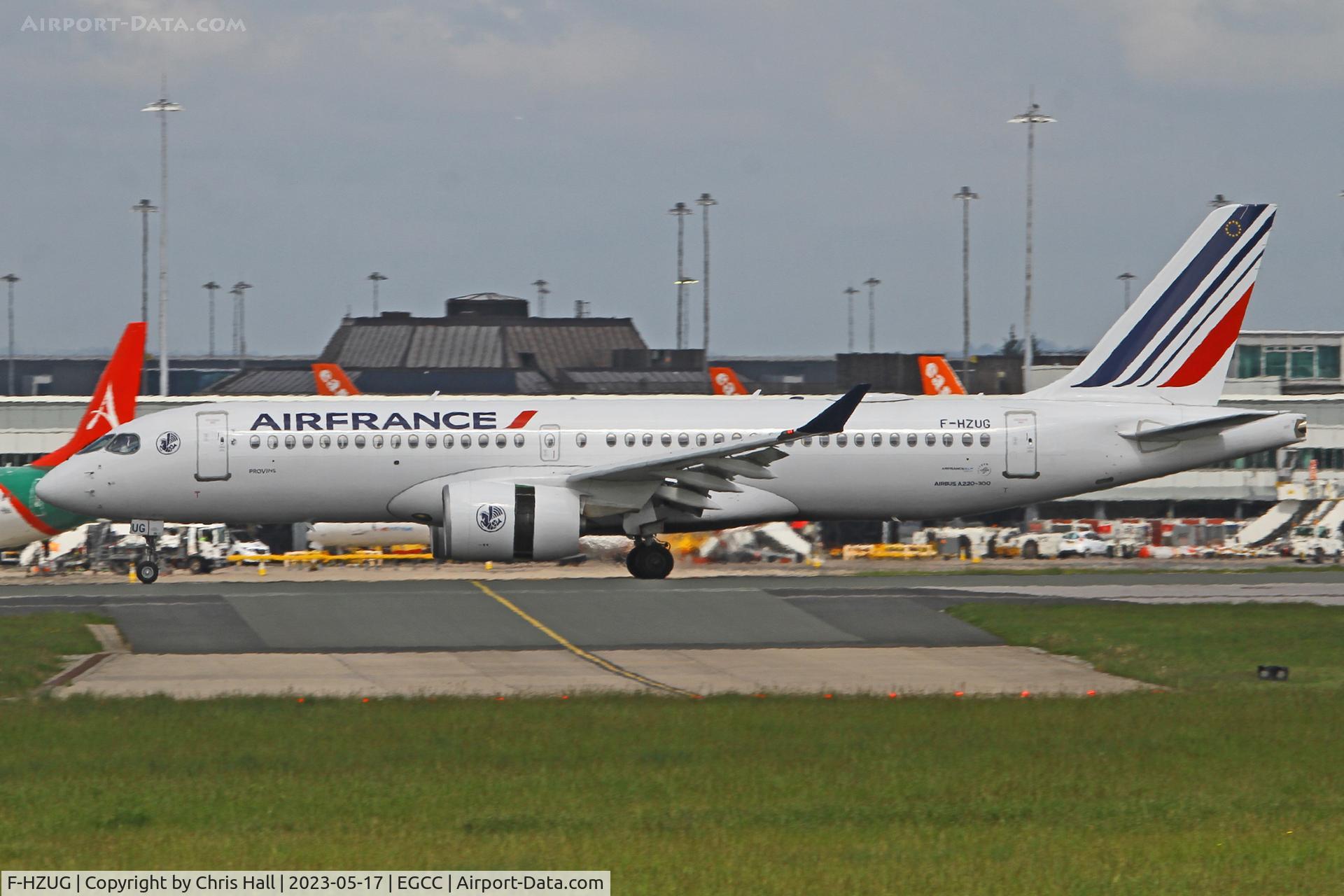 F-HZUG, 2022 Airbus A220-300 C/N 55155, Manchester