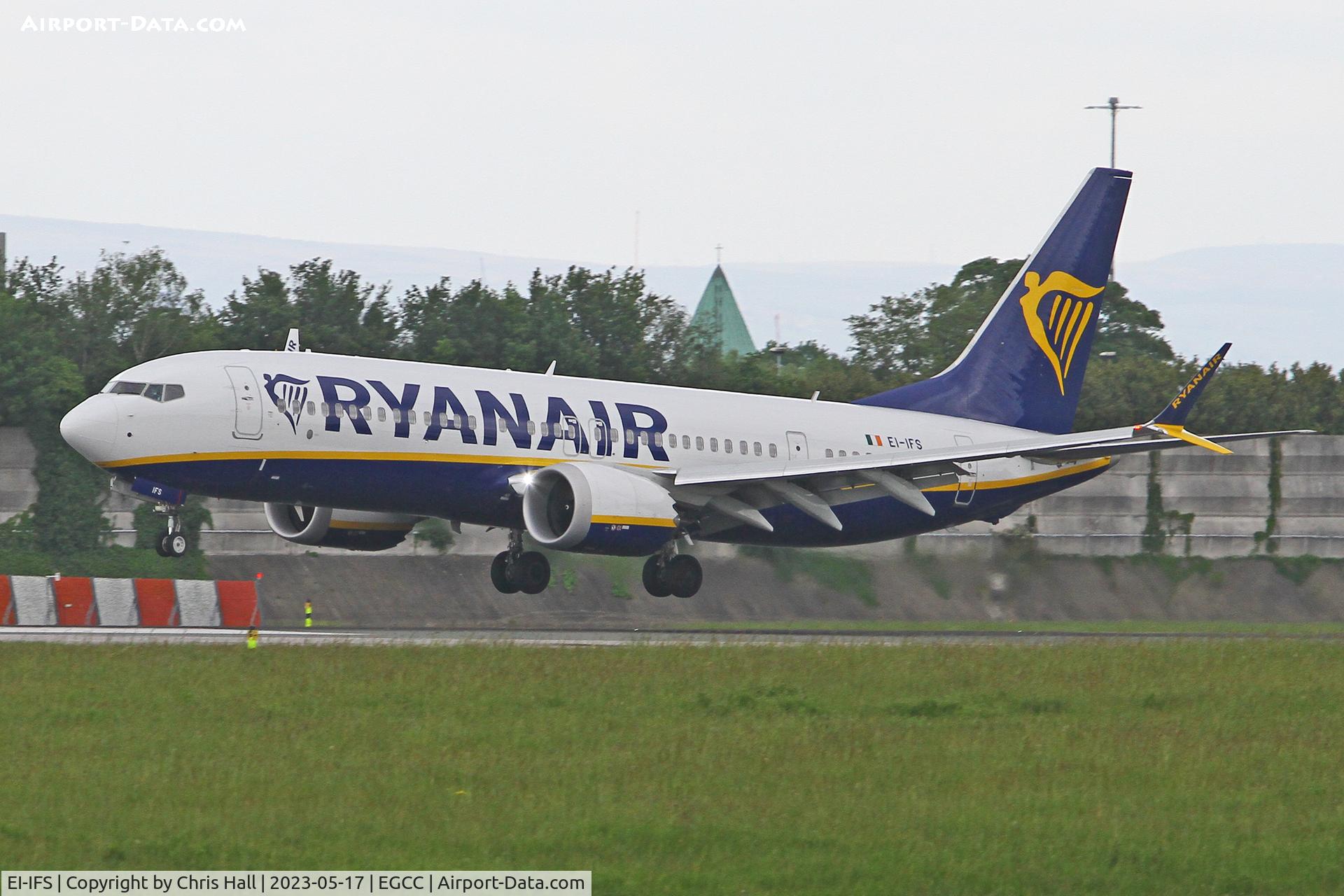 EI-IFS, 2022 Boeing 737-8200 MAX C/N 67135, Manchester