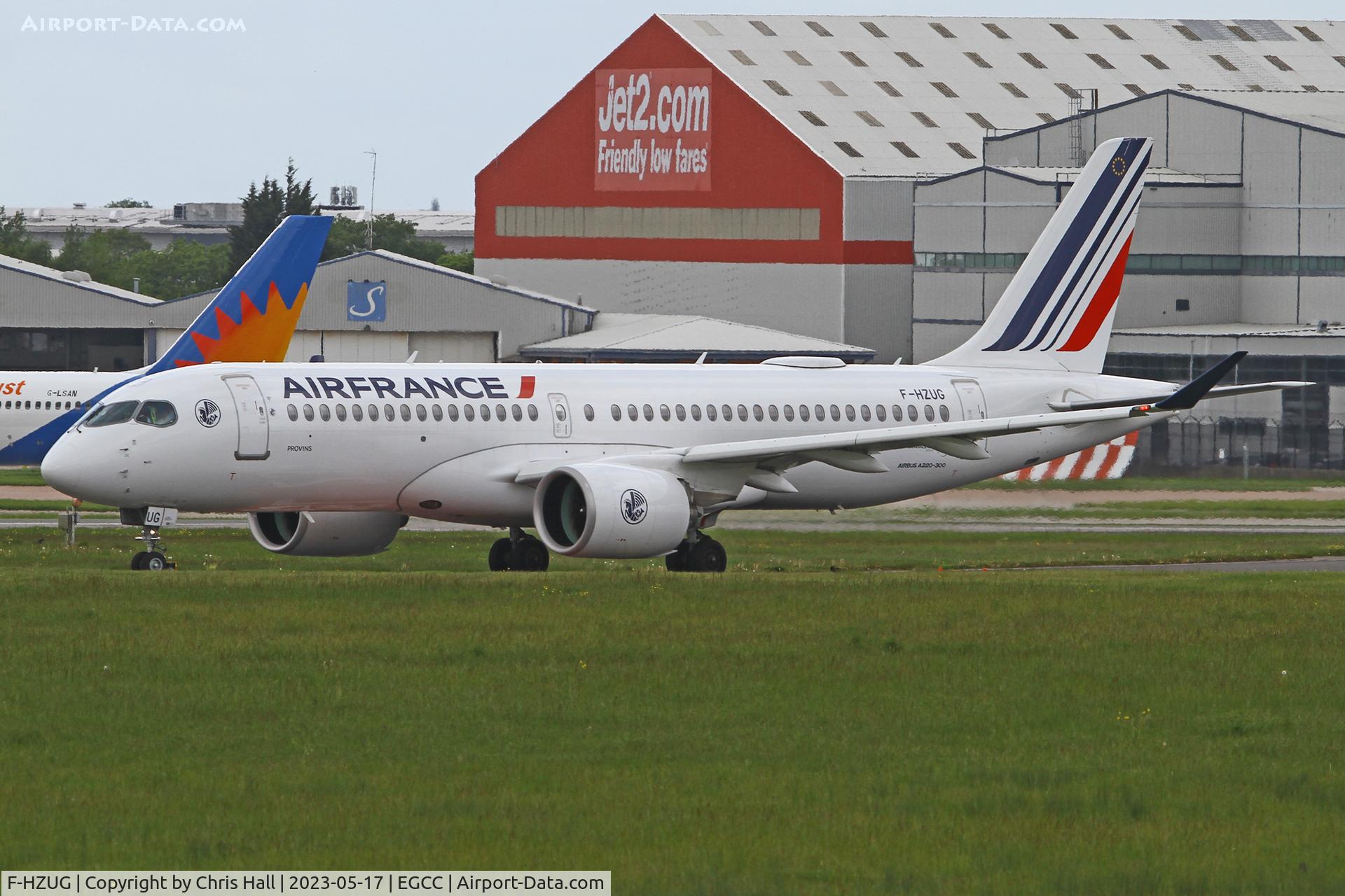 F-HZUG, 2022 Airbus A220-300 C/N 55155, Manchester