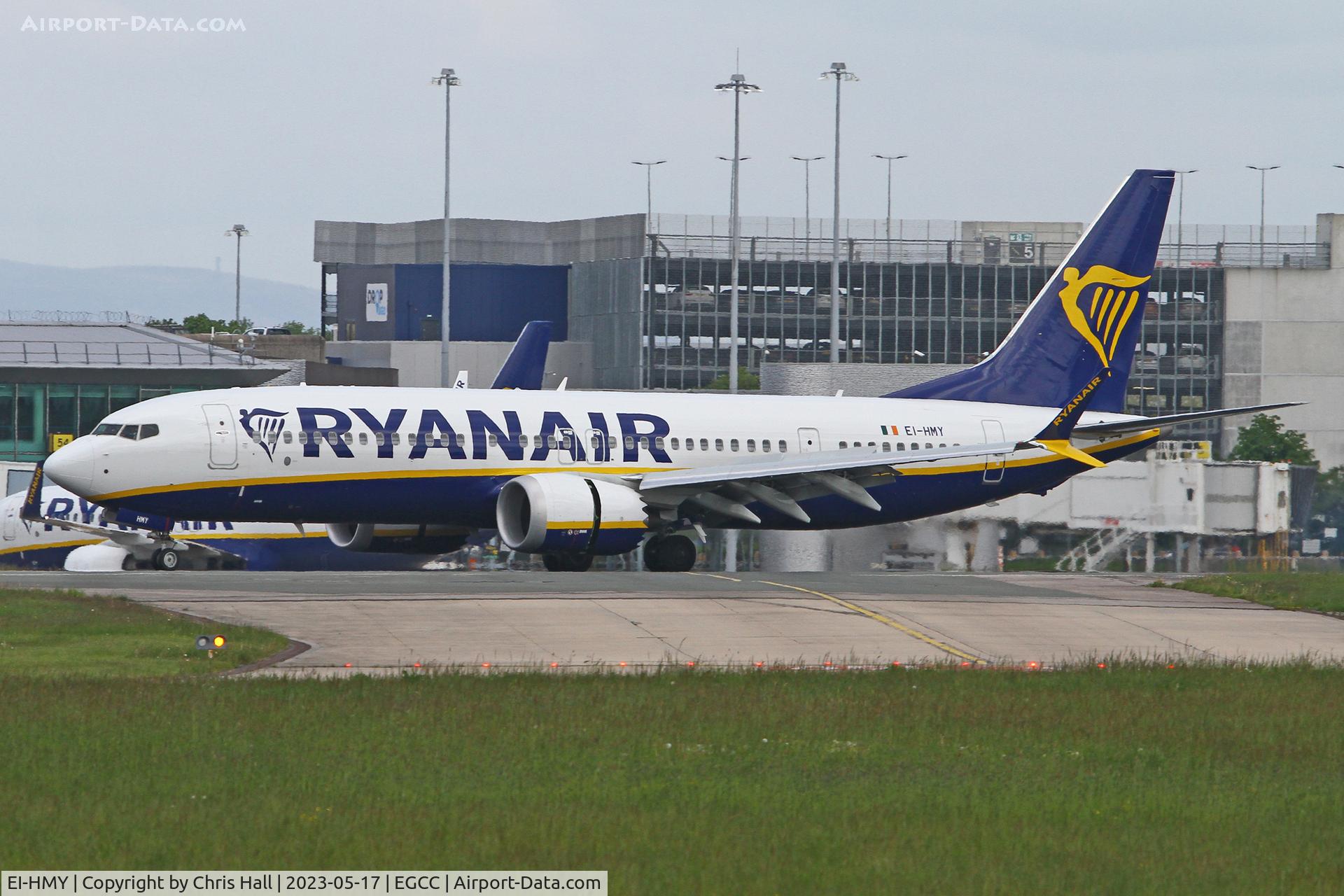 EI-HMY, 2022 Boeing 737-8-200 MAX C/N 65897, Manchester