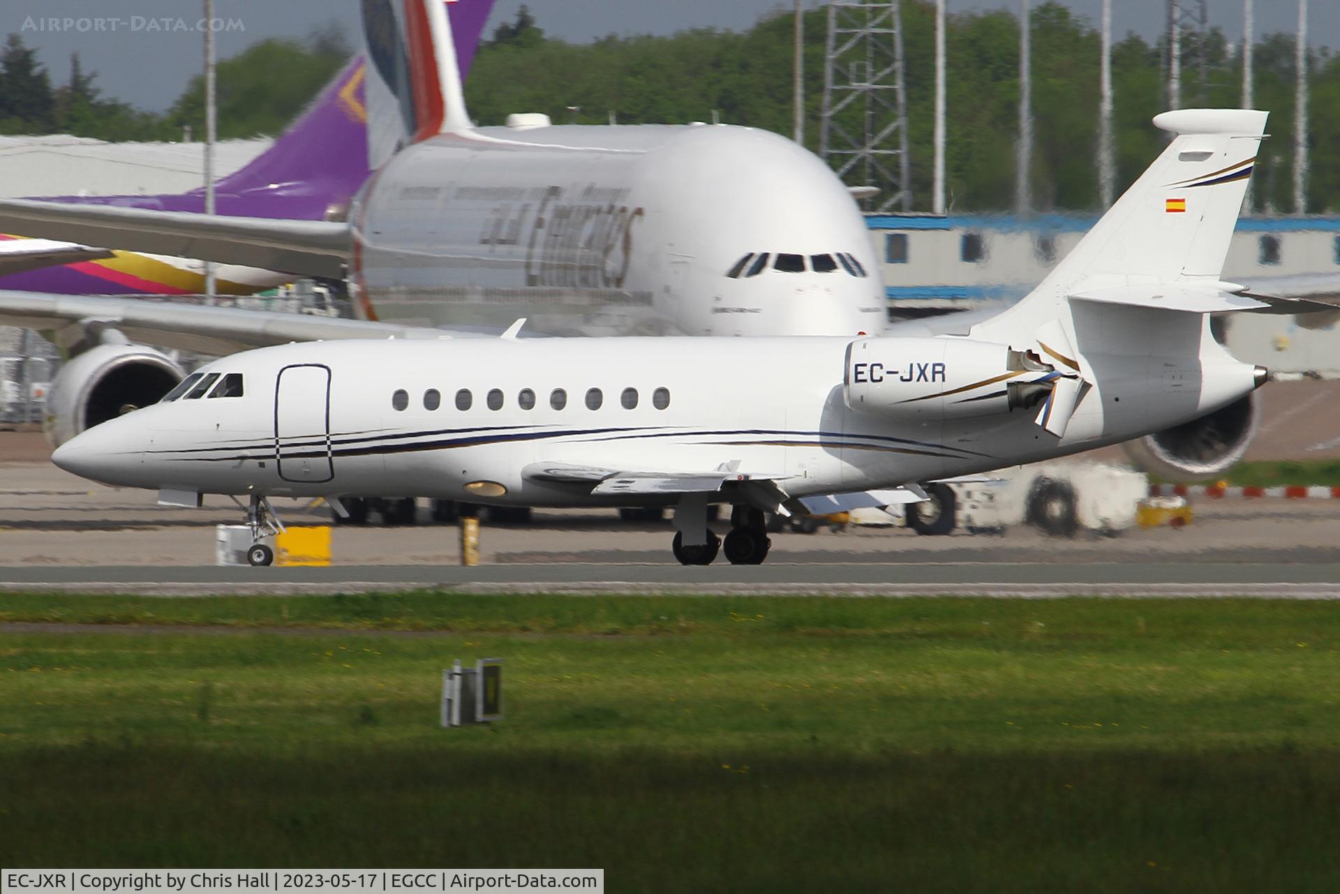 EC-JXR, 1997 Dassault Falcon 2000 C/N 55, Manchester