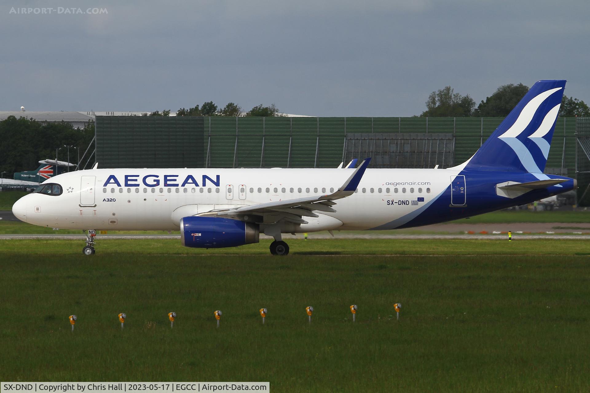 SX-DND, 2016 Airbus A320-232 C/N 6989, Manchester