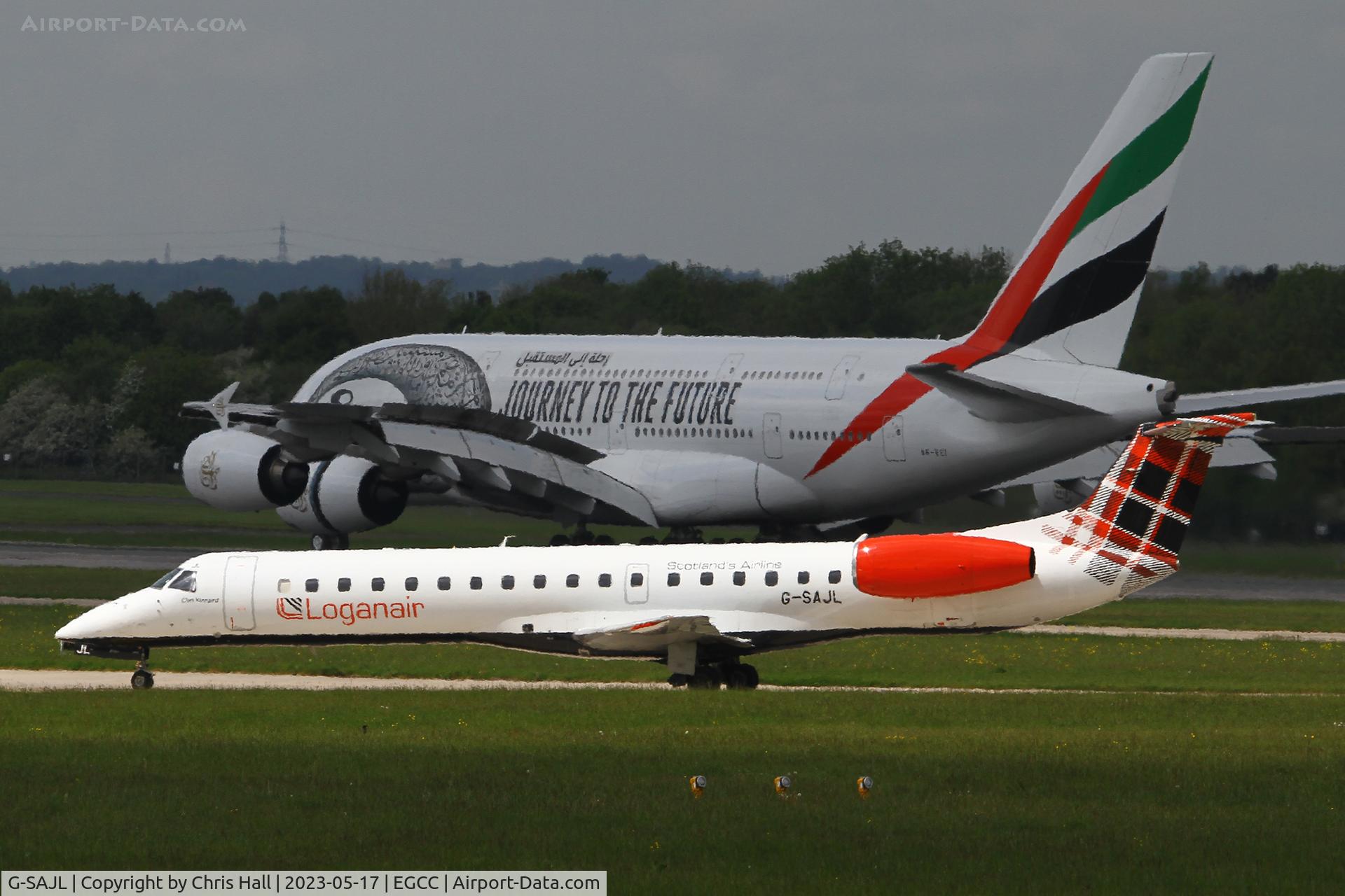 G-SAJL, 1999 Embraer EMB-145EP (ERJ-145EP) C/N 145136, Manchester