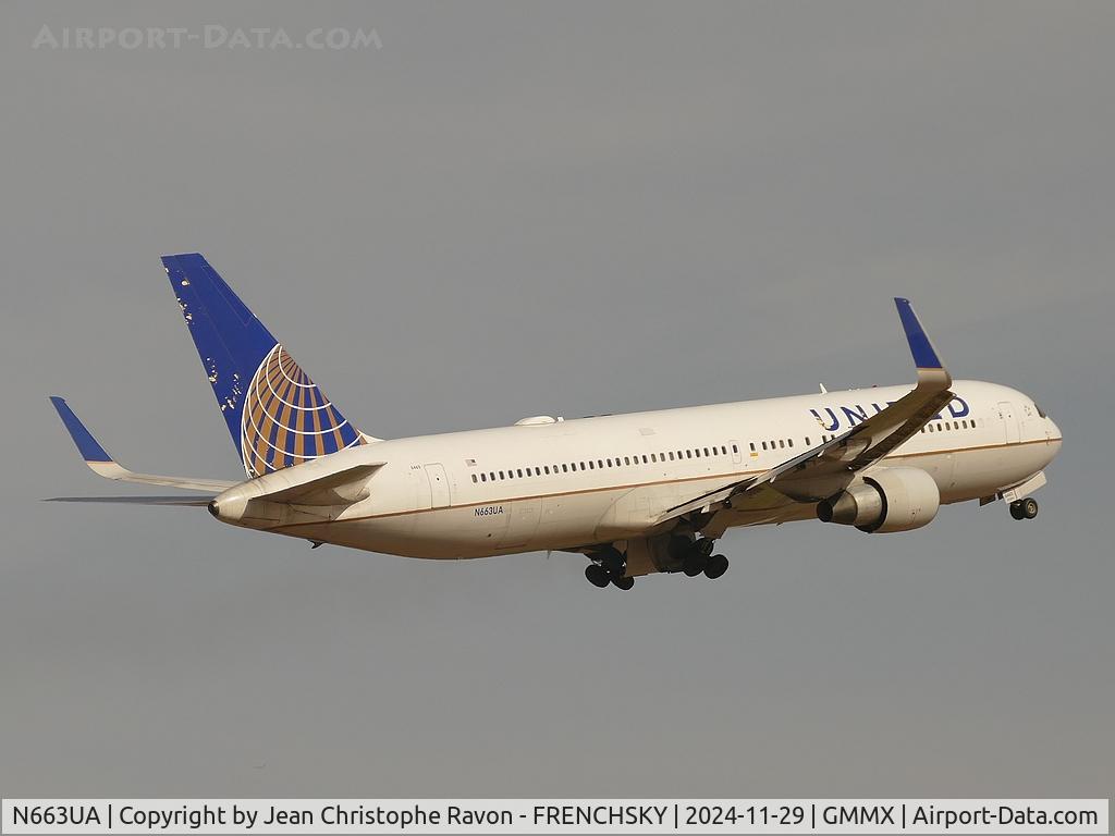 N663UA, 1993 Boeing 767-322 C/N 27160, Marrakesh (RAK)	New York (EWR)	UA627