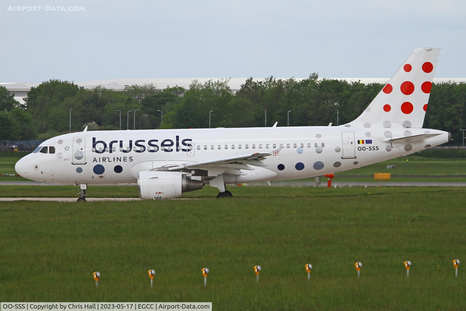 OO-SSS, 2003 Airbus A319-111 C/N 2030, Manchester