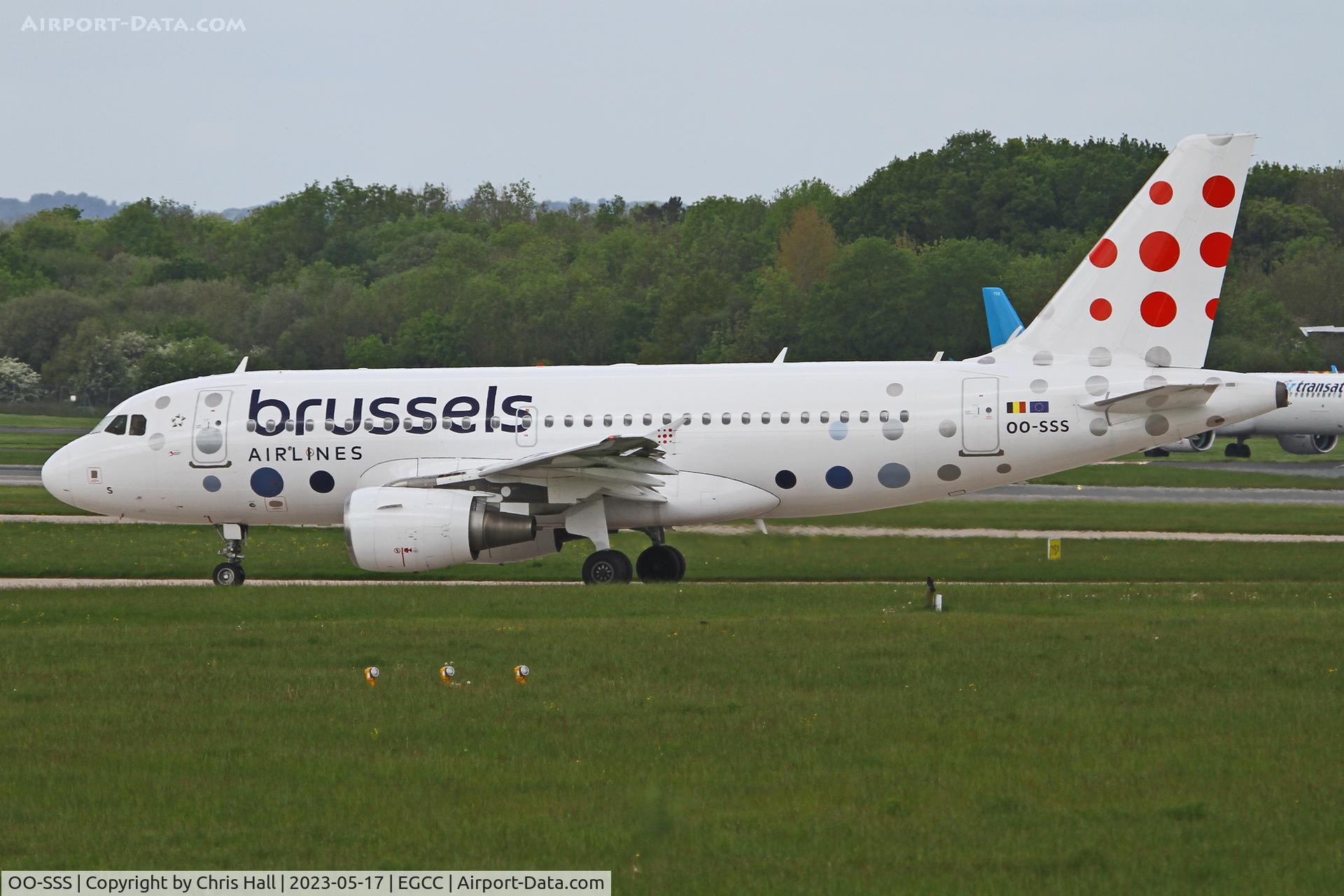 OO-SSS, 2003 Airbus A319-111 C/N 2030, Manchester