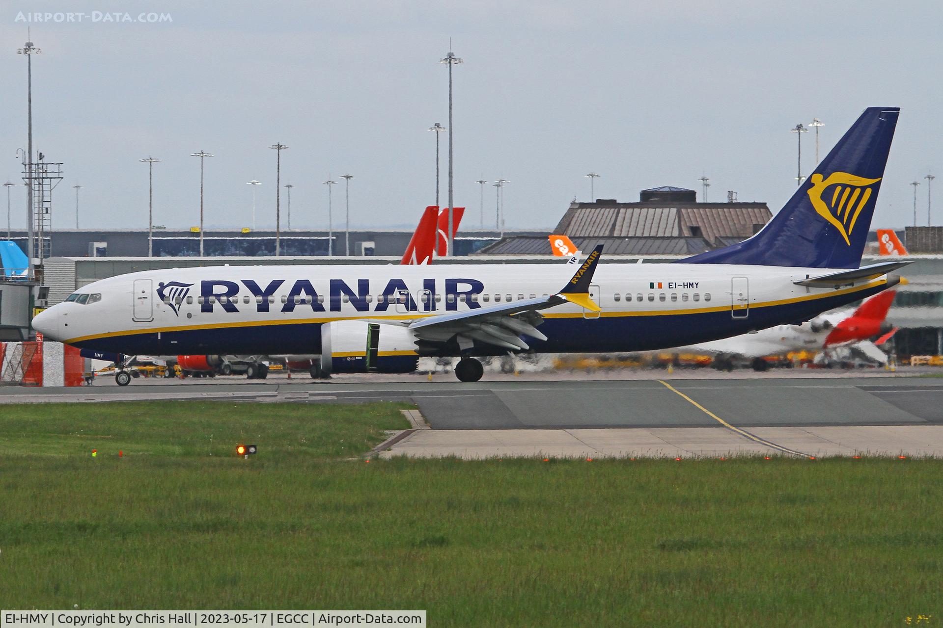 EI-HMY, 2022 Boeing 737-8-200 MAX C/N 65897, Manchester