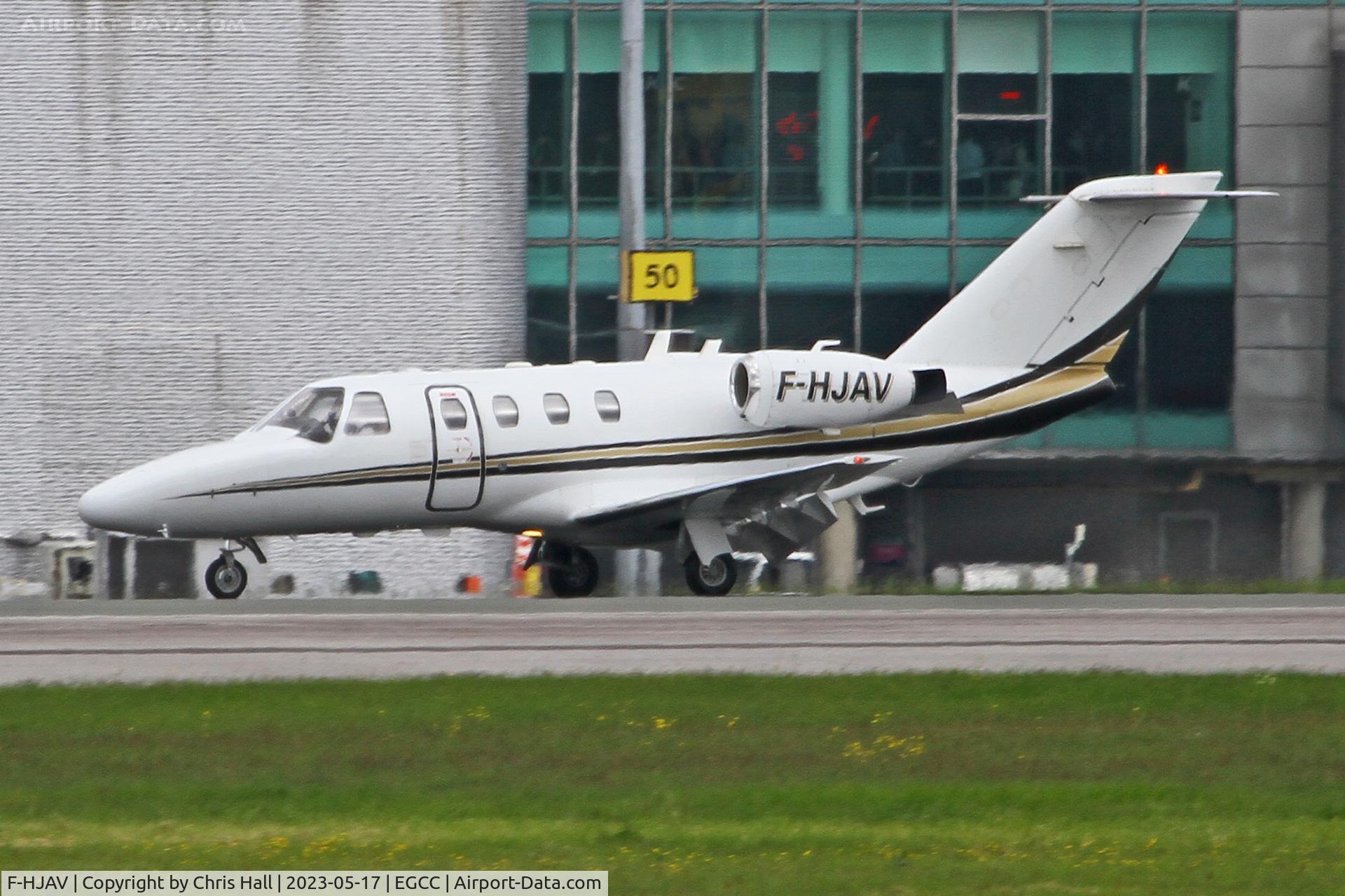 F-HJAV, 2001 Cessna 525 CitationJet CJ1 C/N 525-0473, Manchester