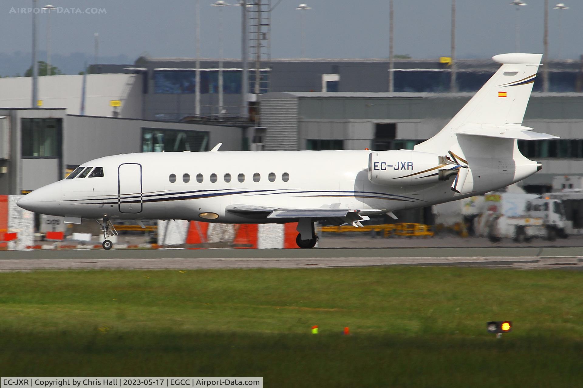 EC-JXR, 1997 Dassault Falcon 2000 C/N 55, Manchester